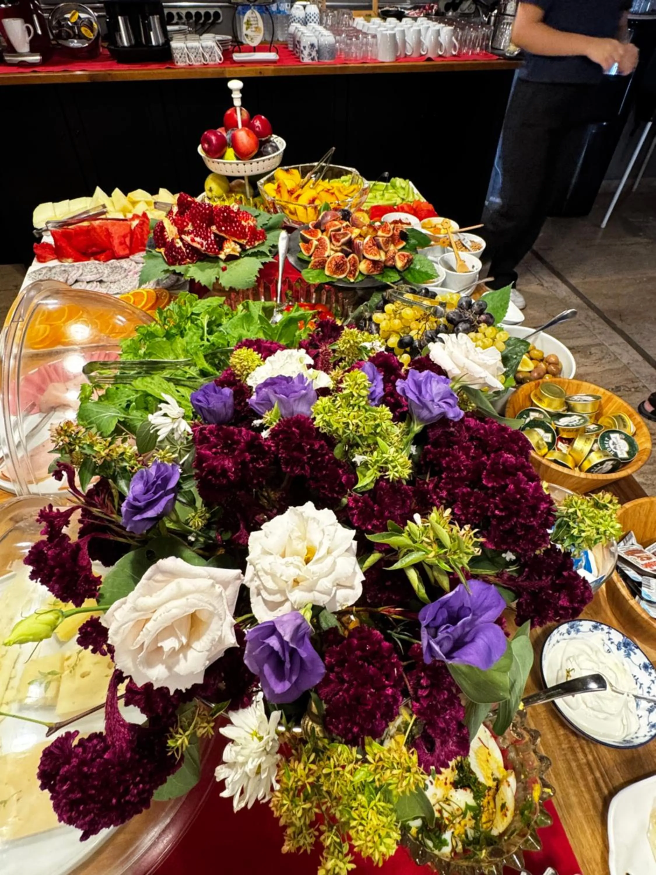 Buffet breakfast in True Blue Boutique Hotel Kalkan