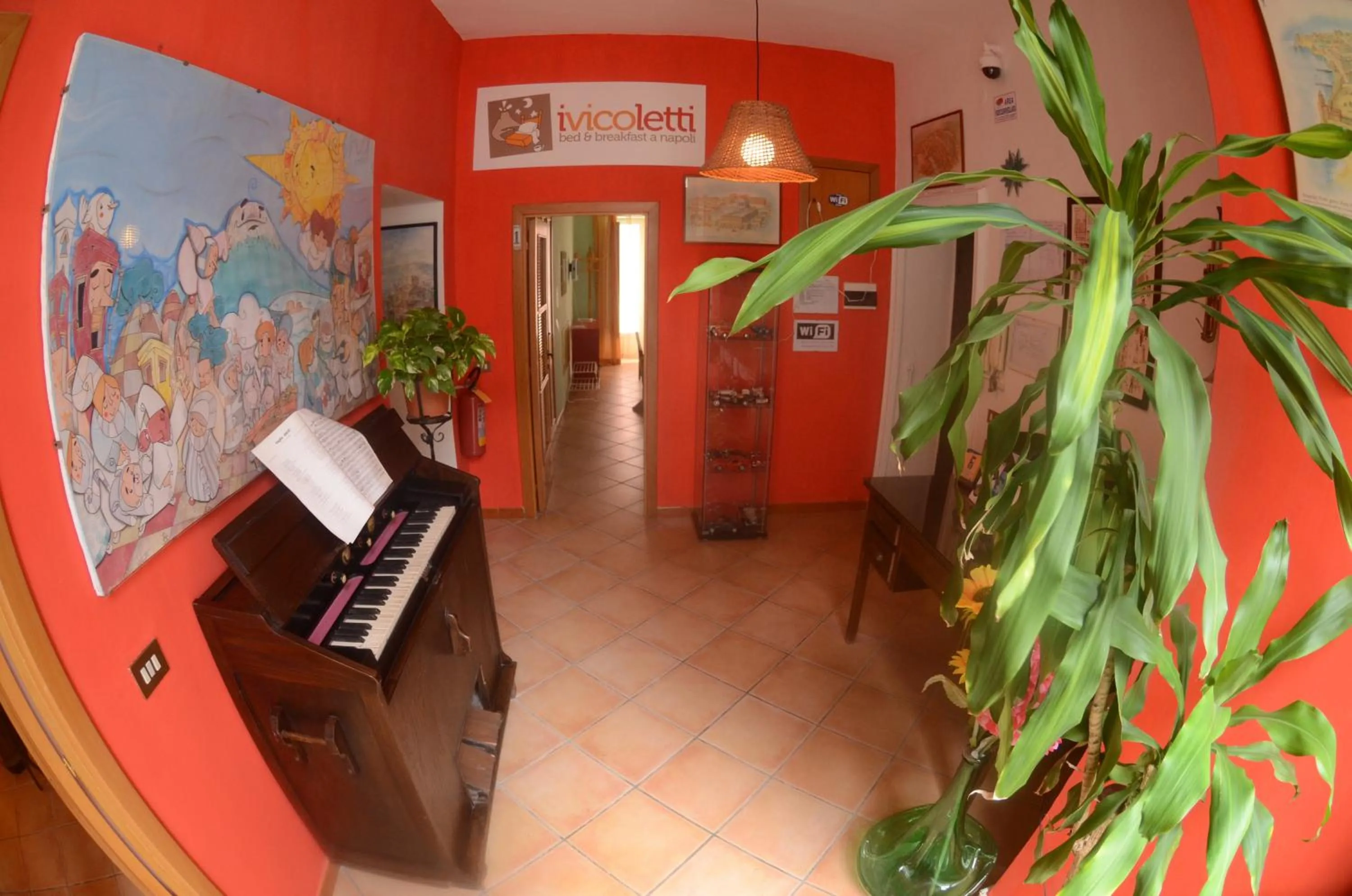 Lobby or reception in Bed and Breakfast I Vicoletti Di Napoli