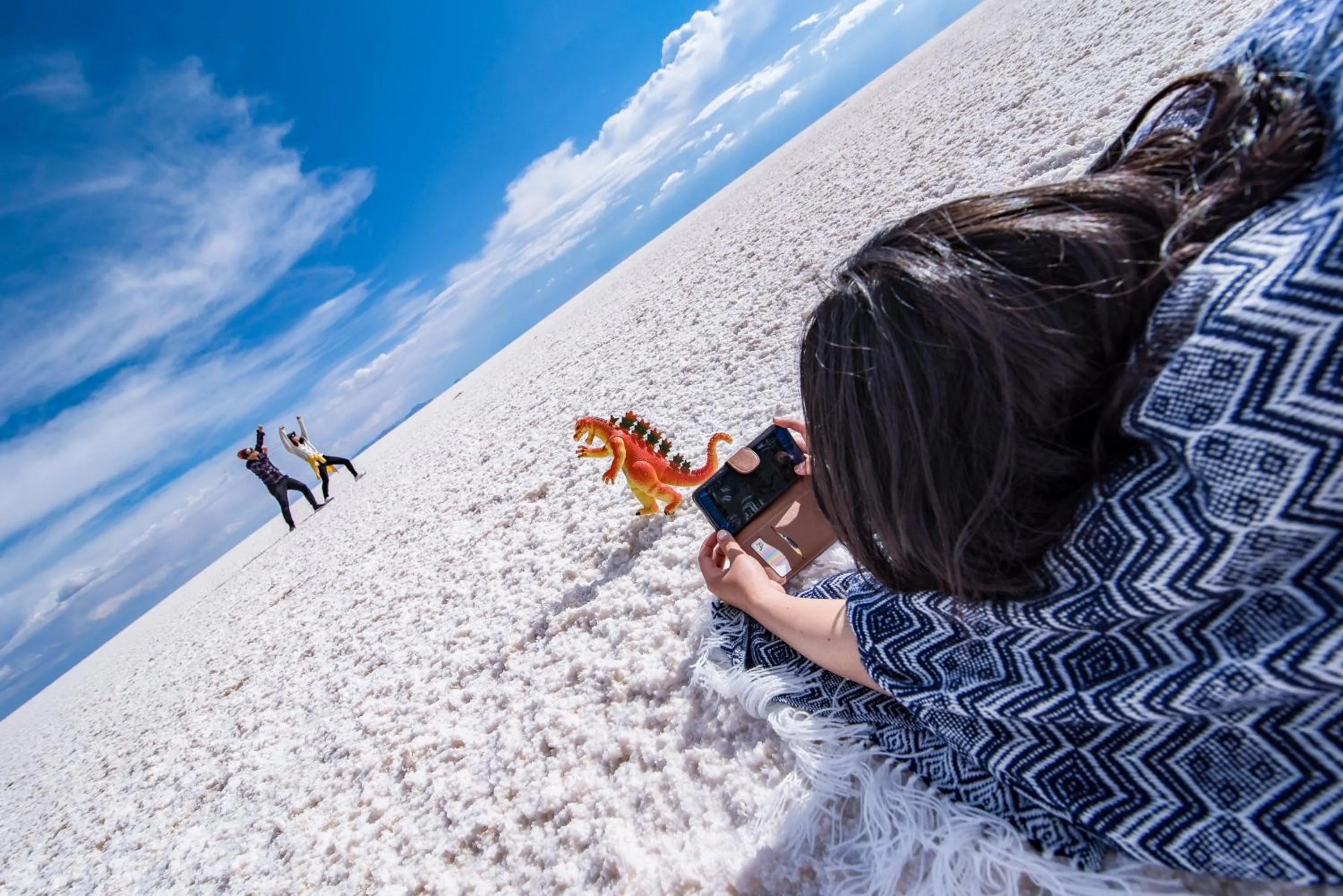 People in Hotel de Sal Luna Salada