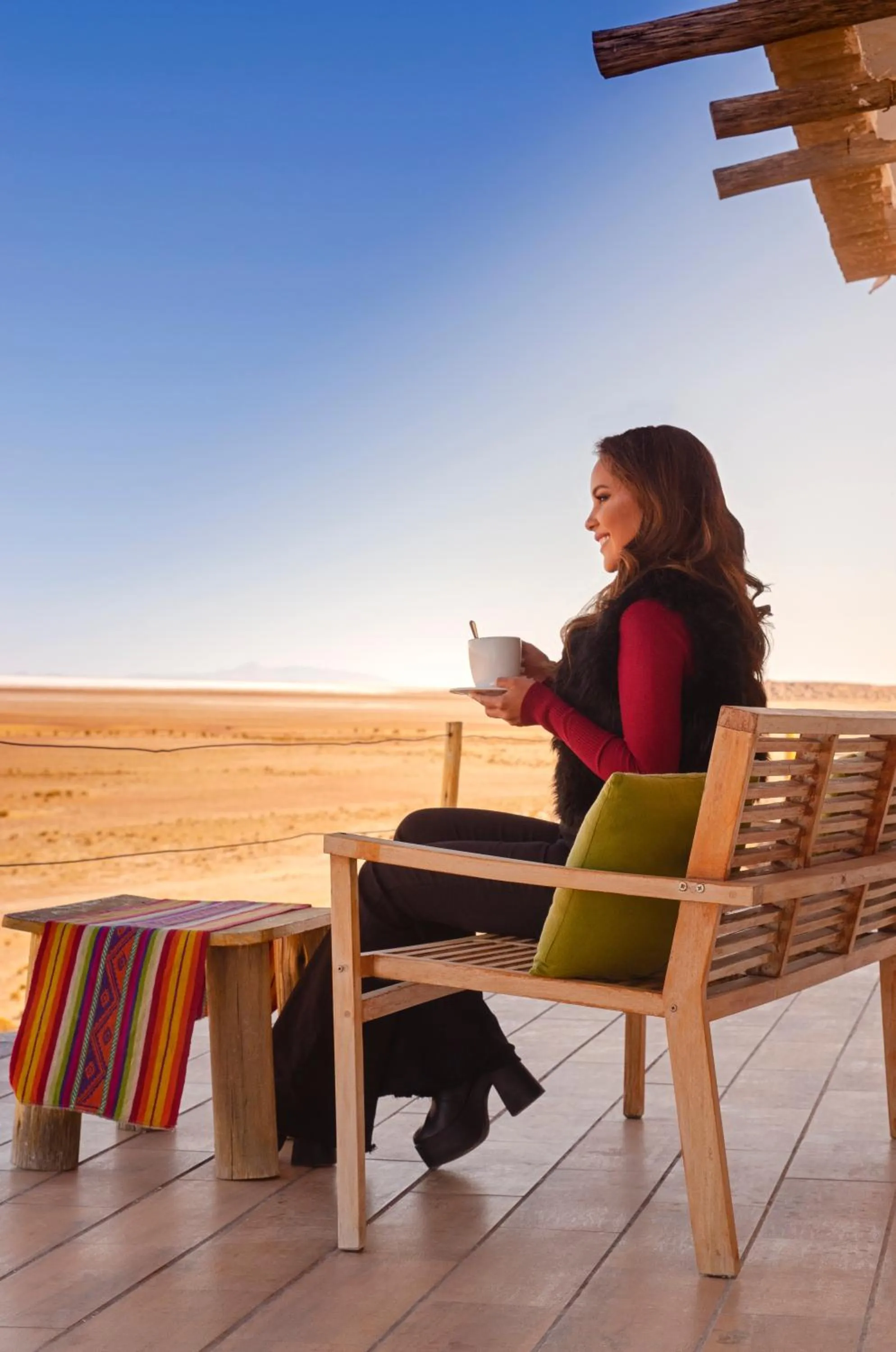 Patio in Hotel de Sal Luna Salada