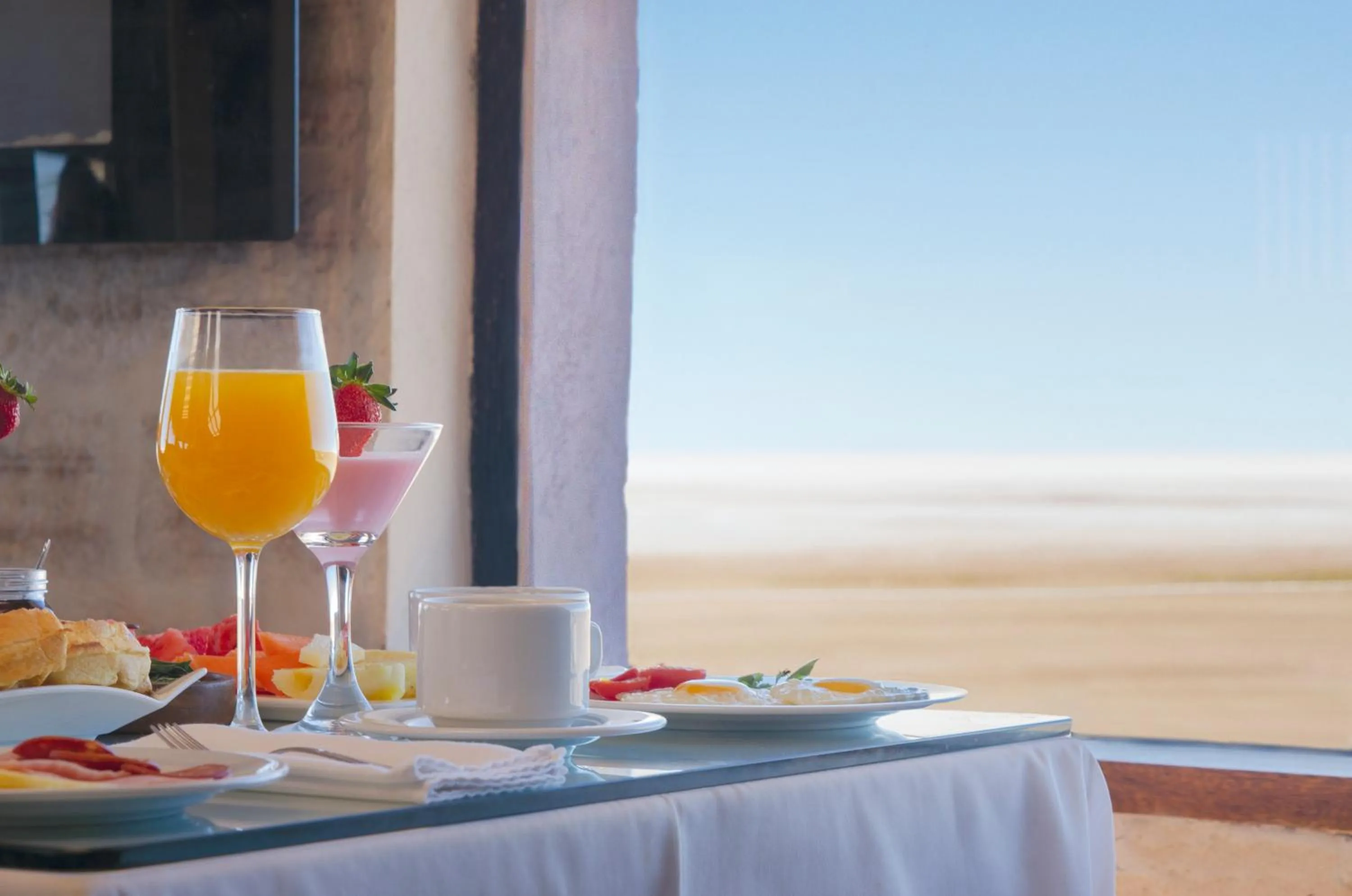 Food in Hotel de Sal Luna Salada