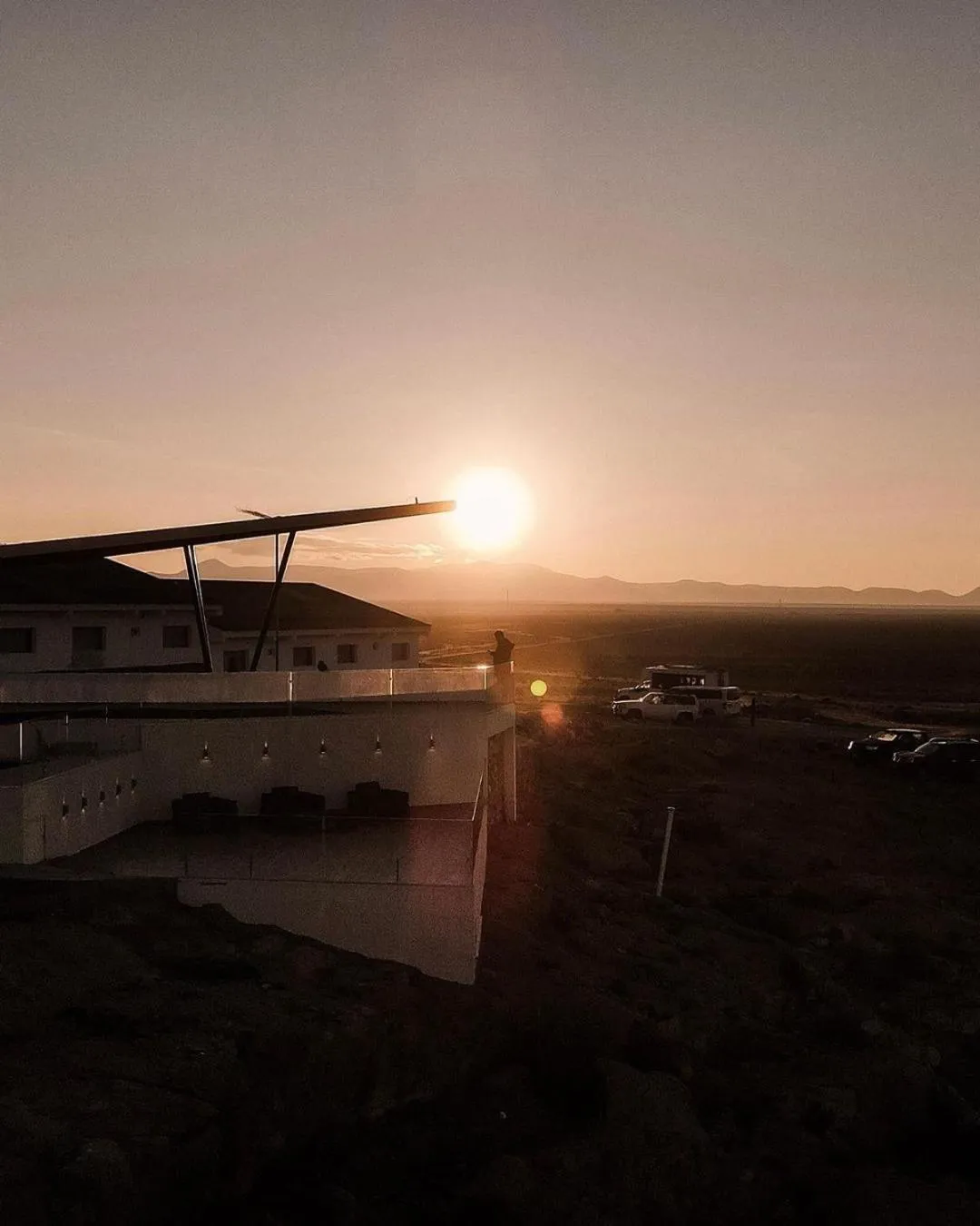 Sunset in Hotel de Sal Luna Salada