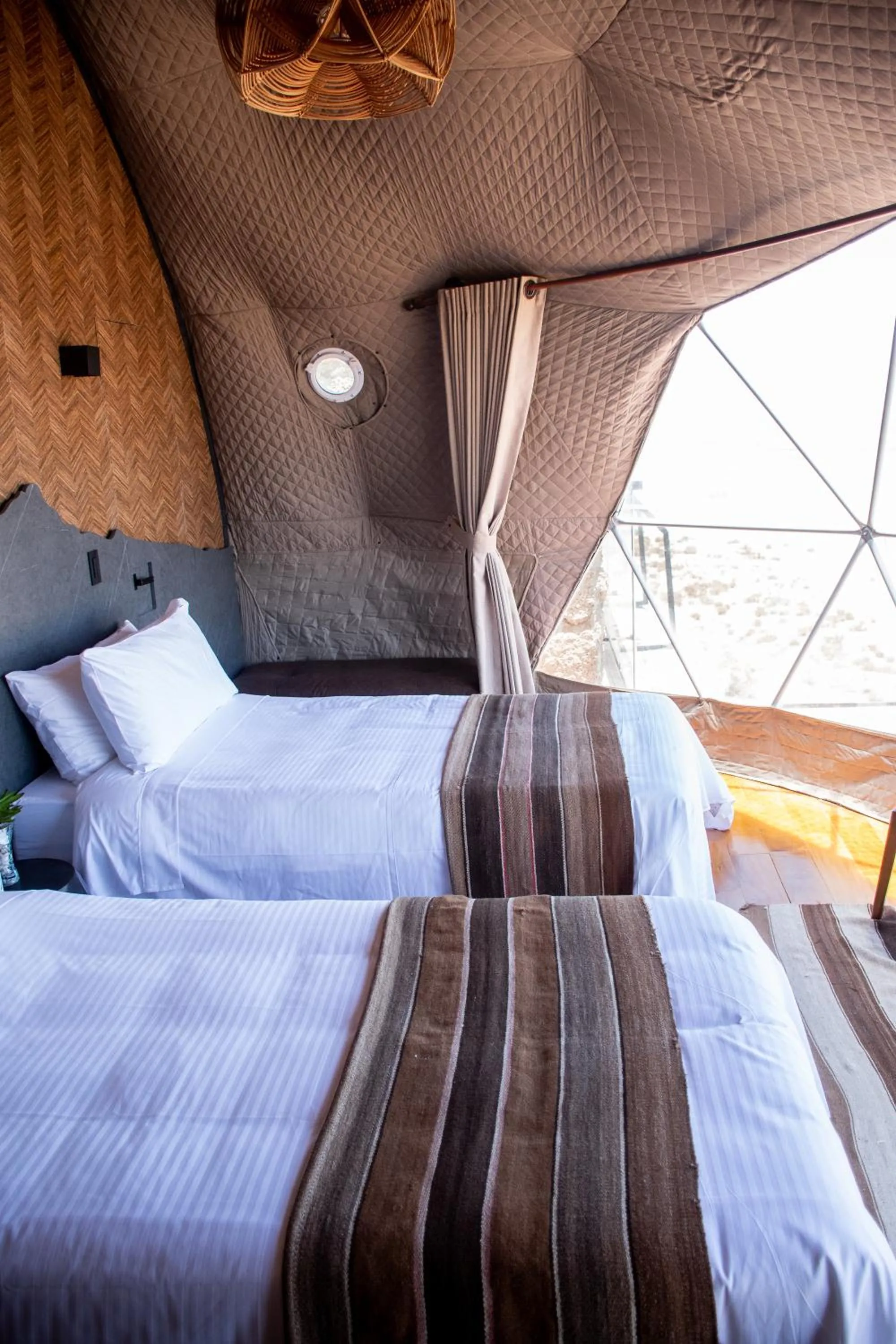 Bed in Hotel de Sal Luna Salada