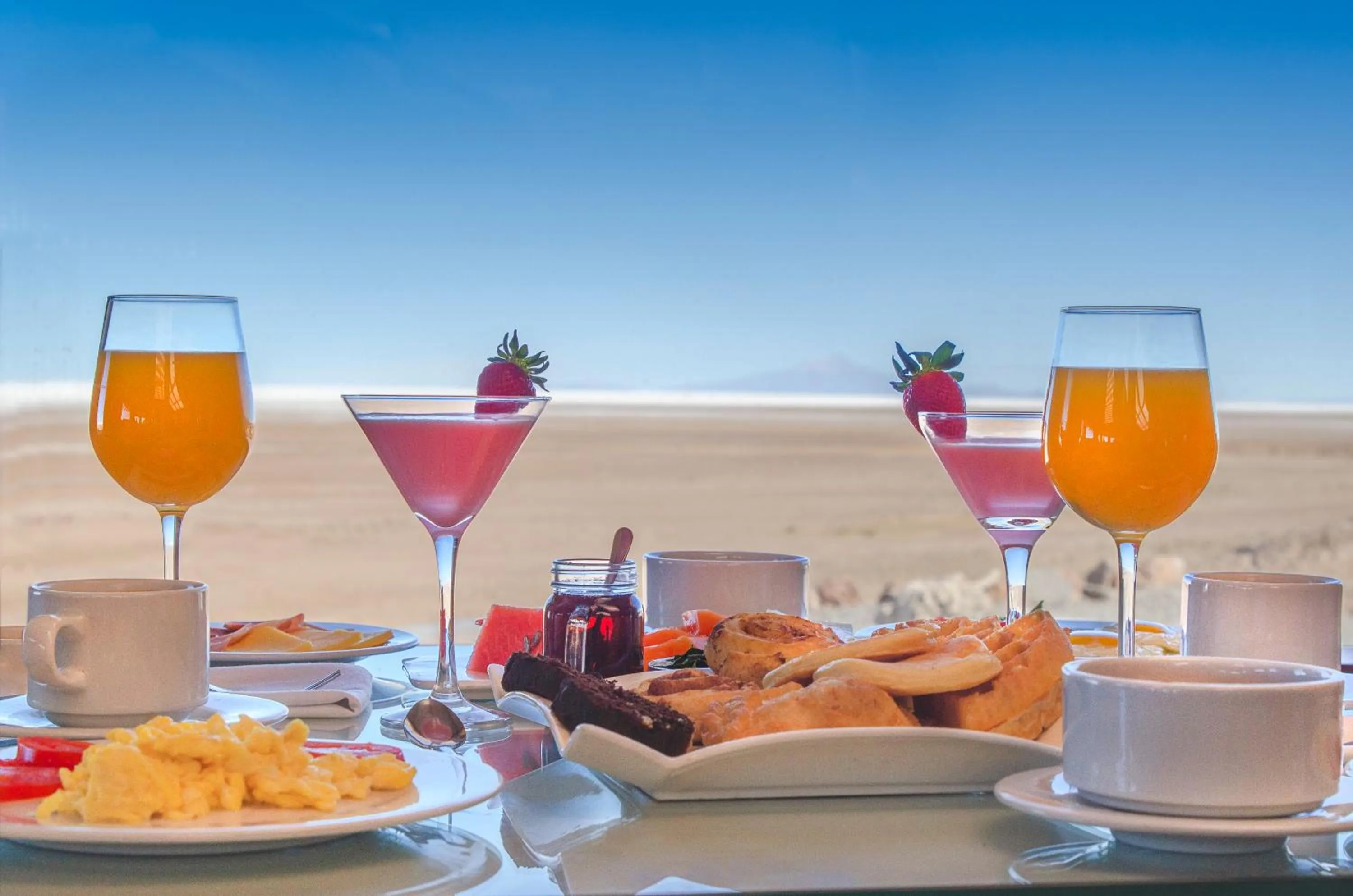 Food in Hotel de Sal Luna Salada