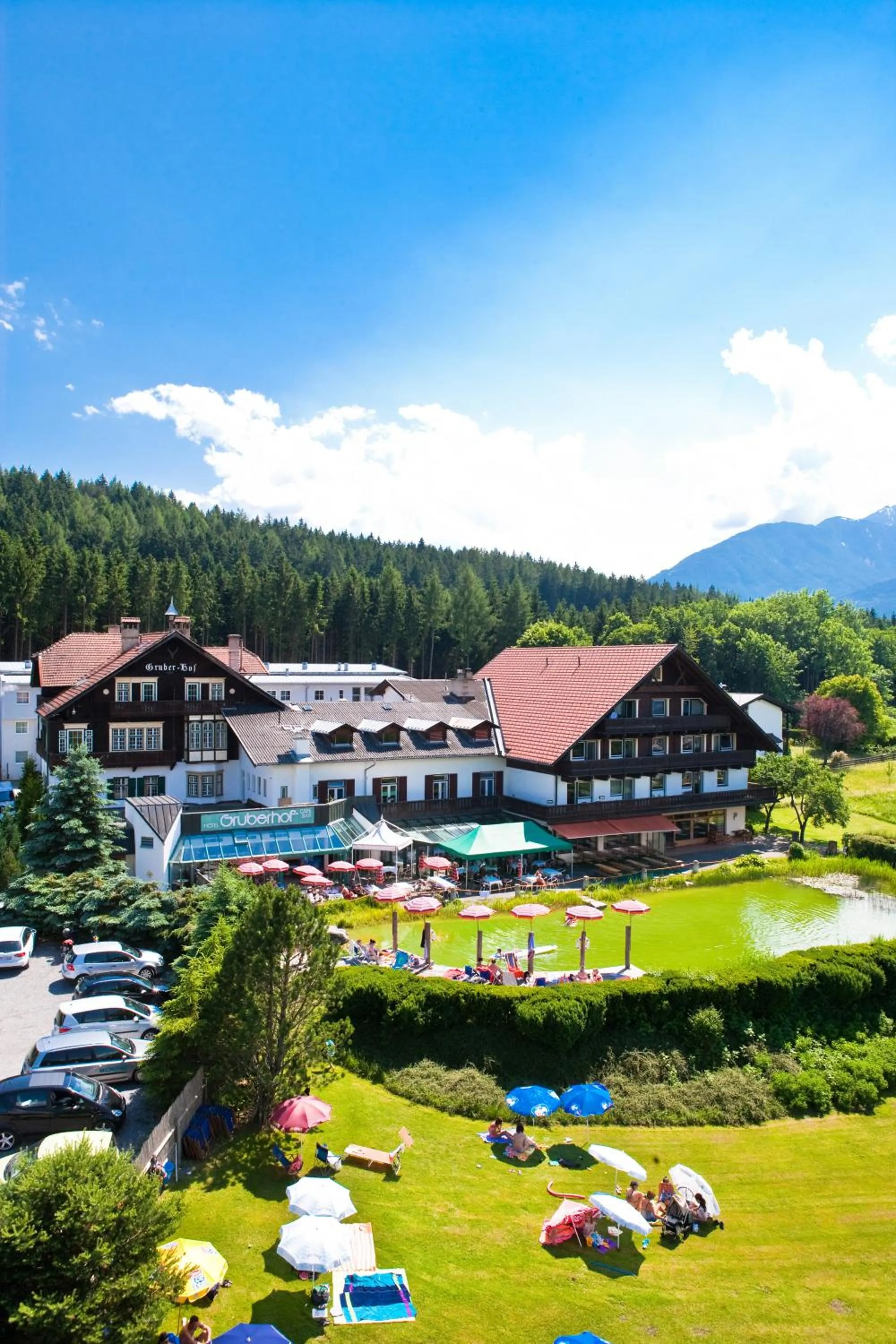 Property building in Hotel Gruberhof Innsbruck Igls B&B