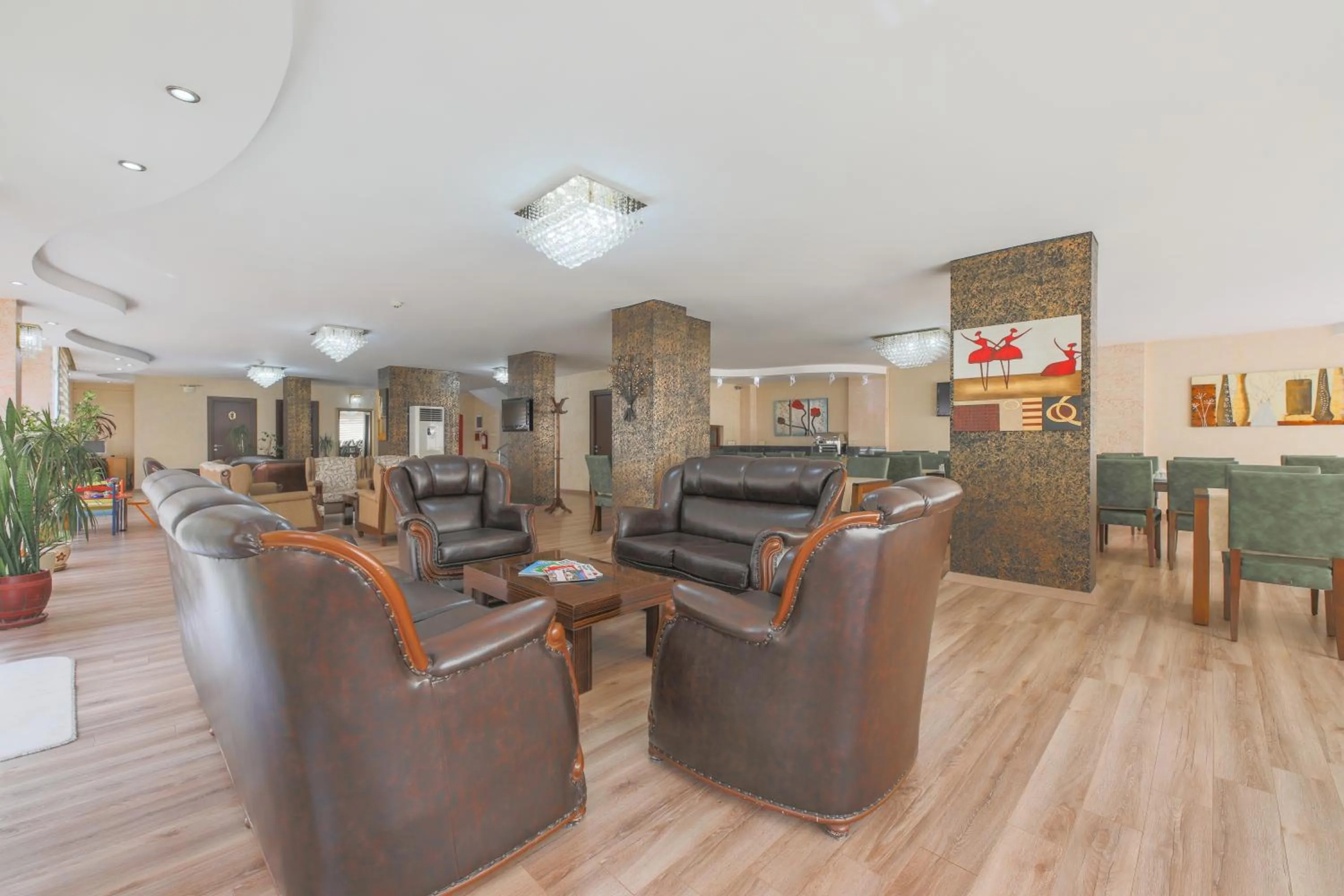 Seating area in Hostapark Hotel