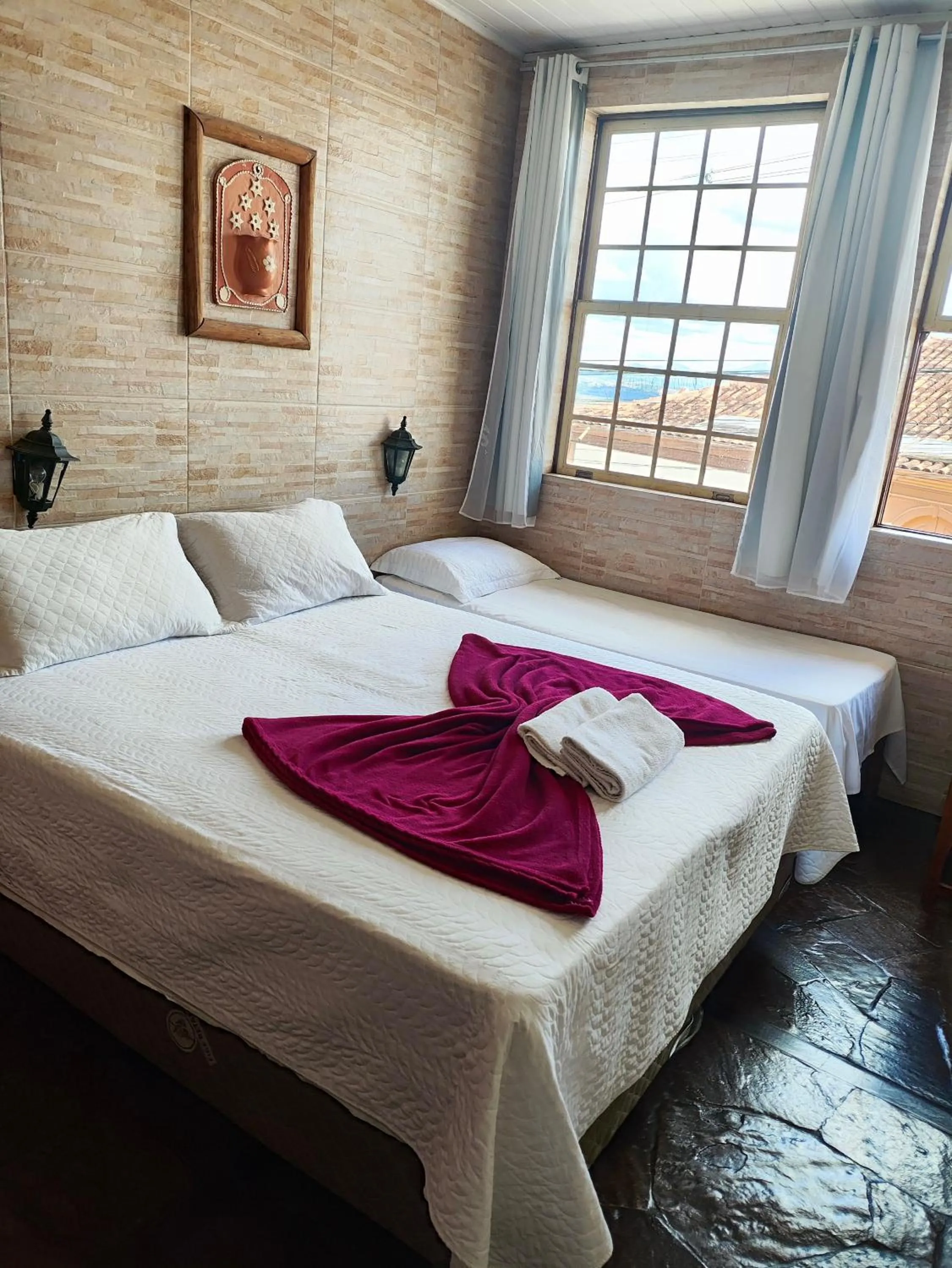 Bed in Hotel Montanhas de Minas