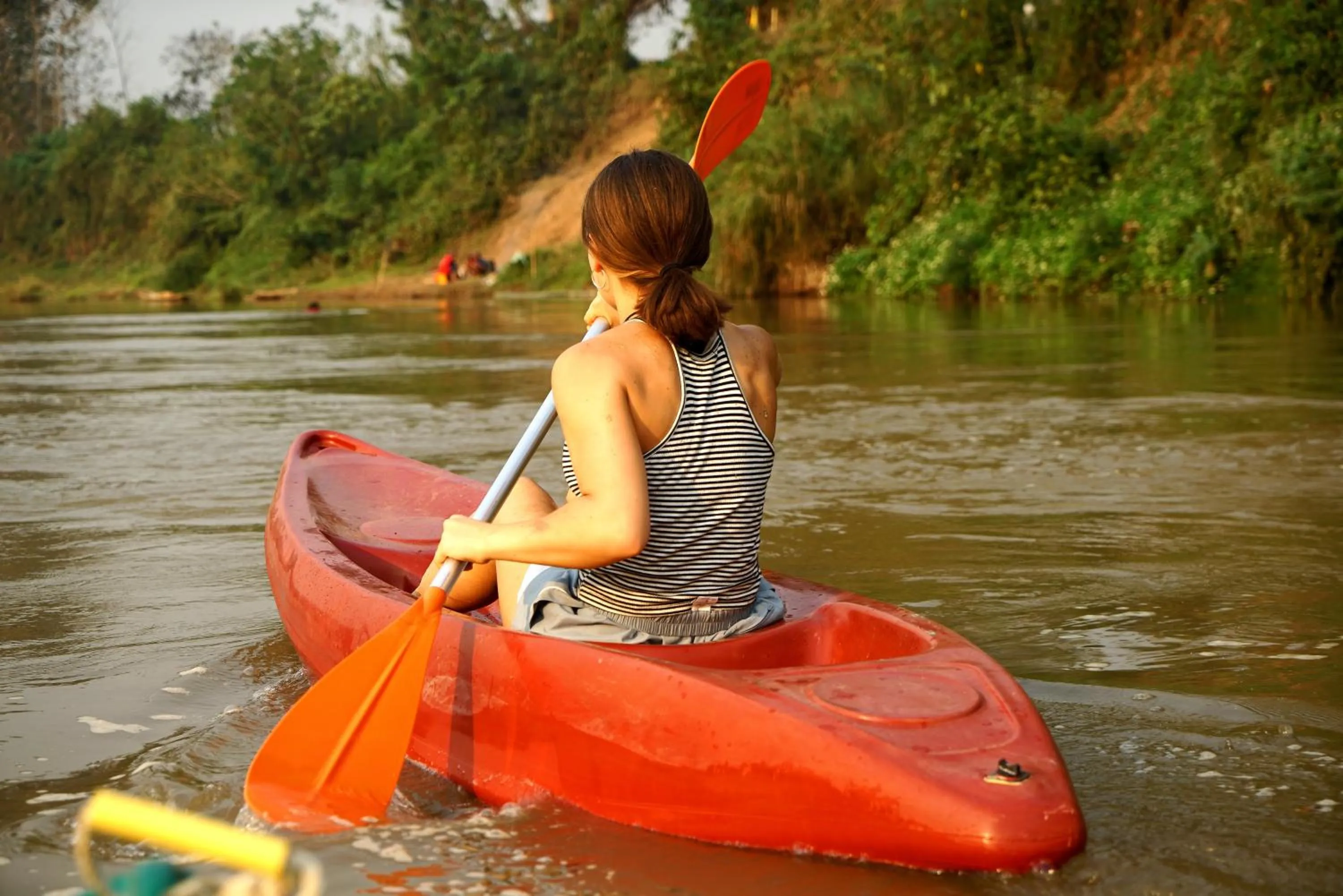 Canoeing in Chateau Orientale Resort