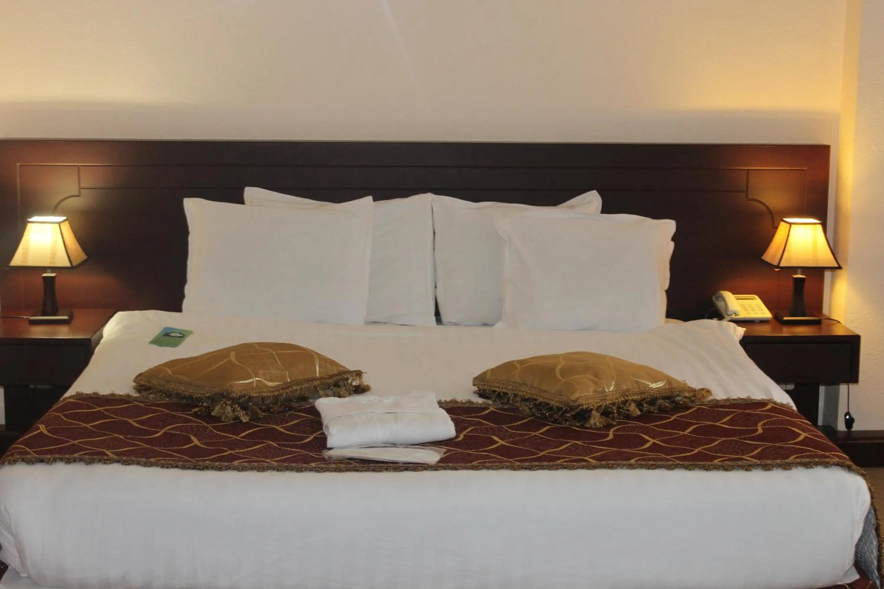 Bed in Hotel Uzbekistan