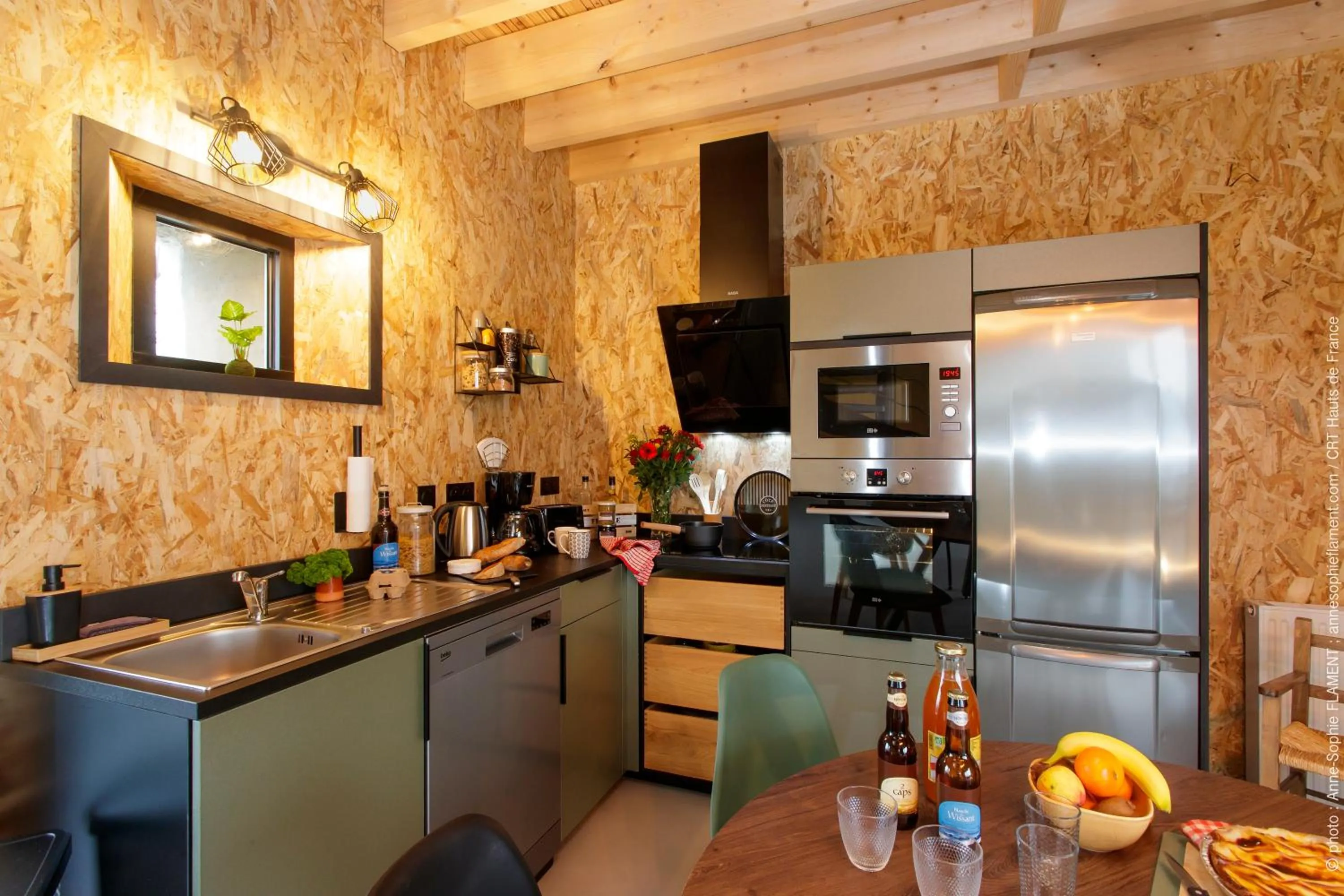 kitchen in Alex Factory Gites et Chambres d'hôtes Côte d'Opale