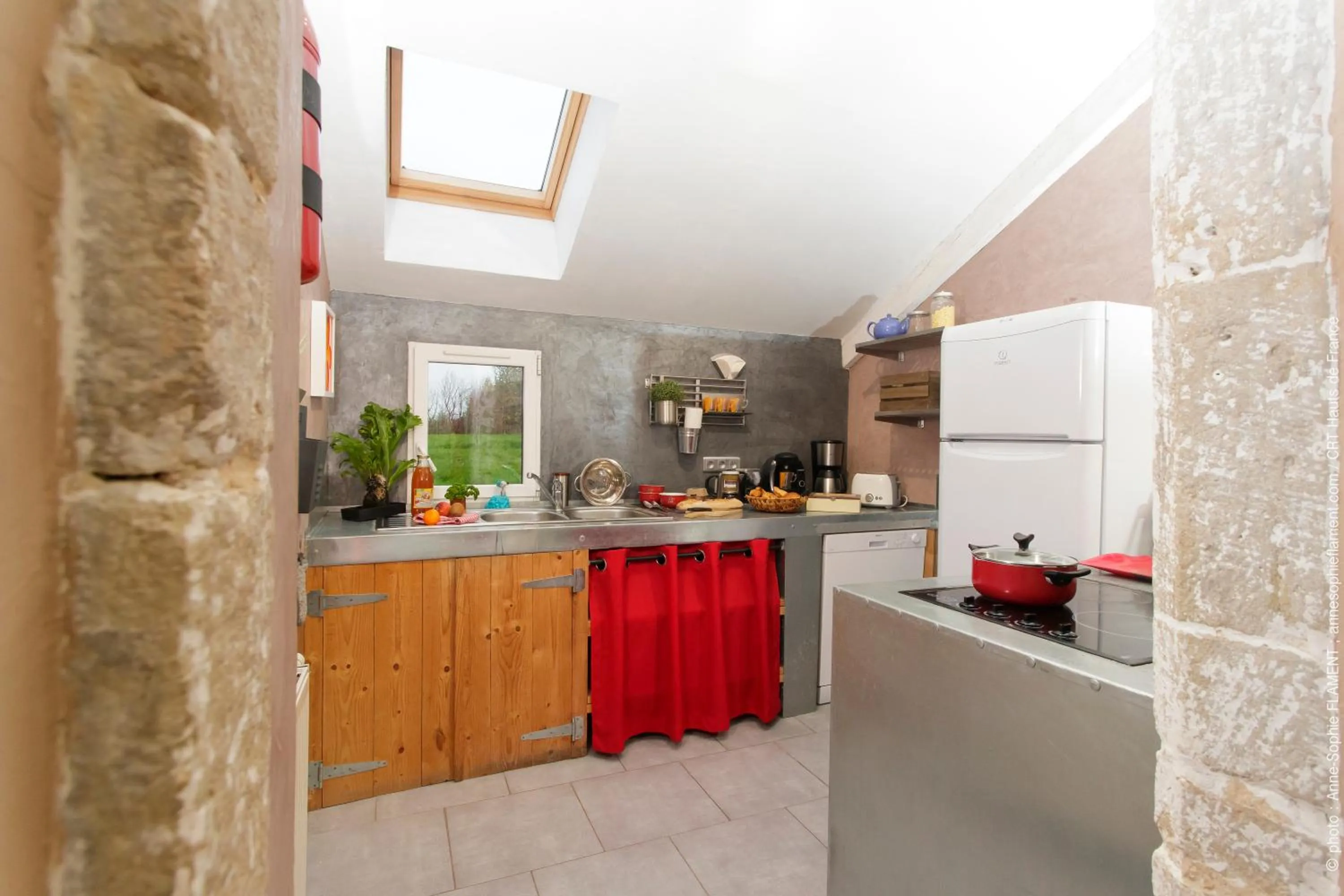 Kitchen or kitchenette in Alex Factory Gites et Chambres d'hôtes Côte d'Opale