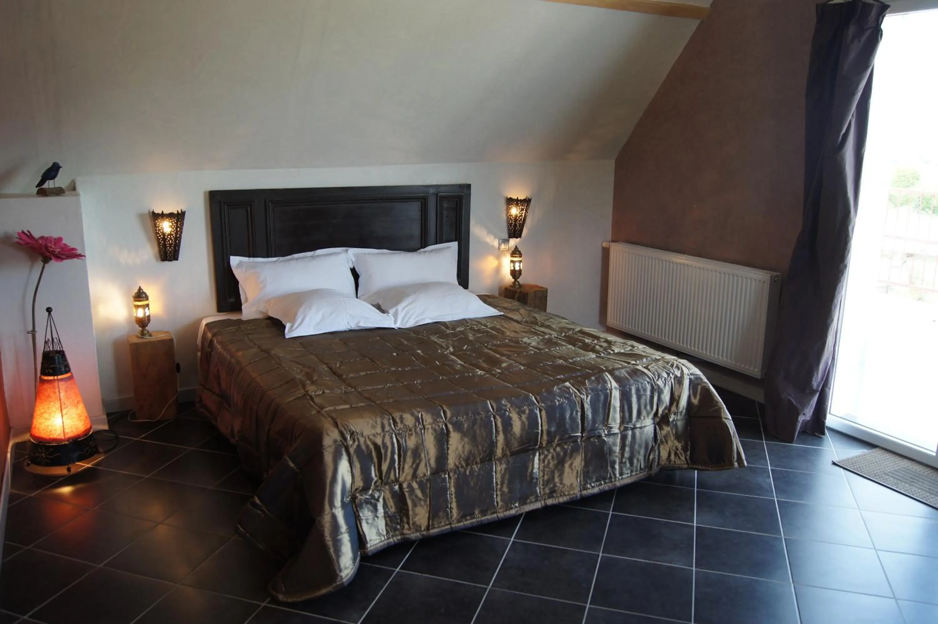 Bed in Alex Factory Gites et Chambres d'hôtes Côte d'Opale