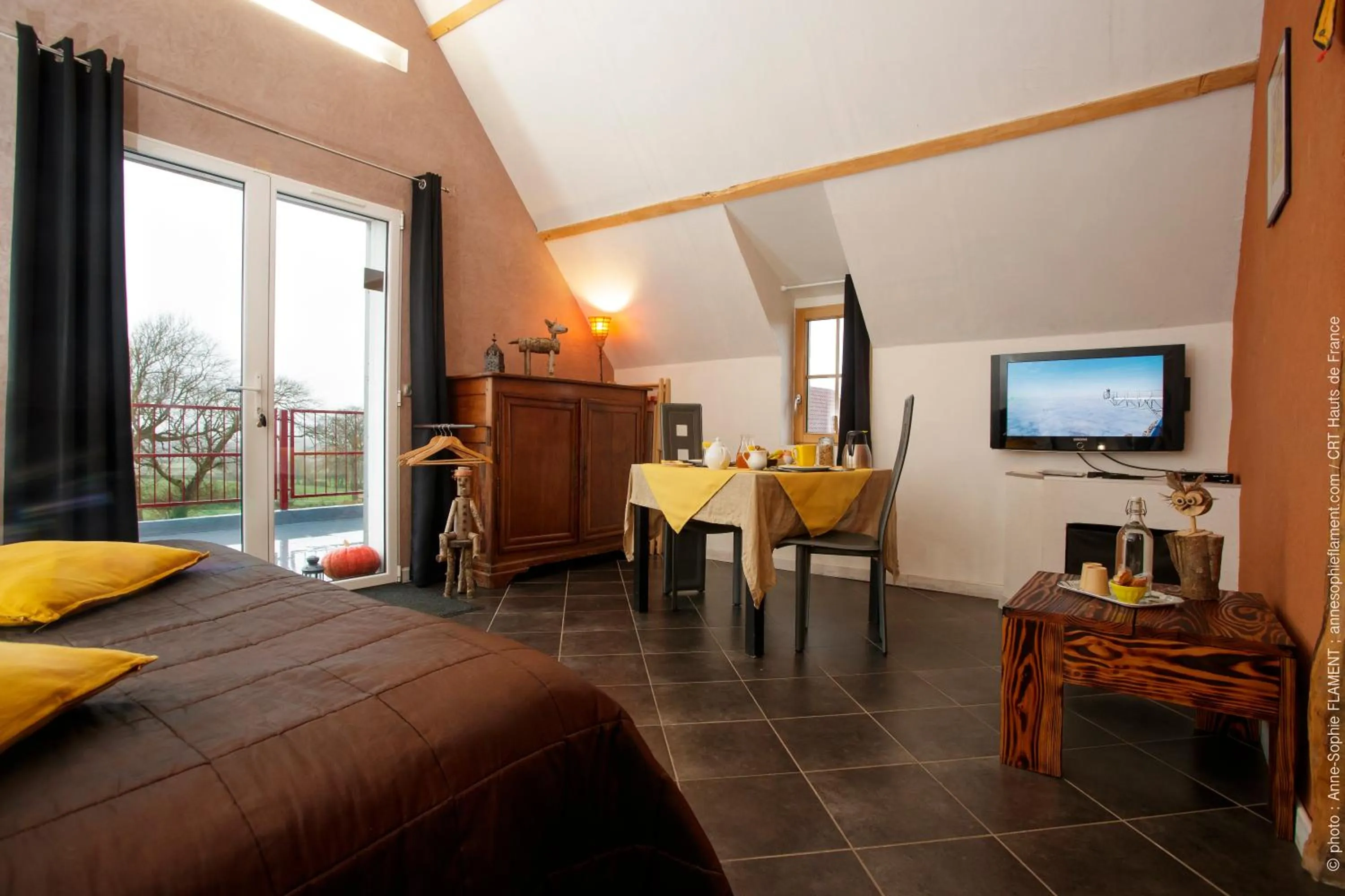 Bedroom in Alex Factory Gites et Chambres d'hôtes Côte d'Opale