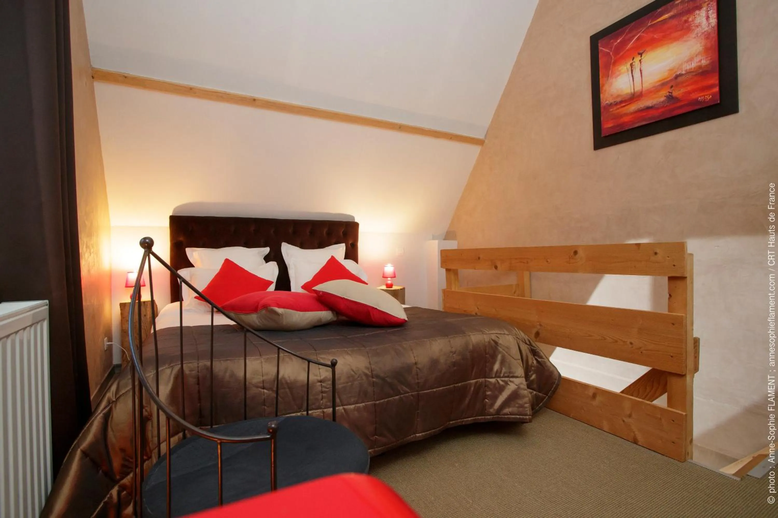 Bedroom in Alex Factory Gites et Chambres d'hôtes Côte d'Opale