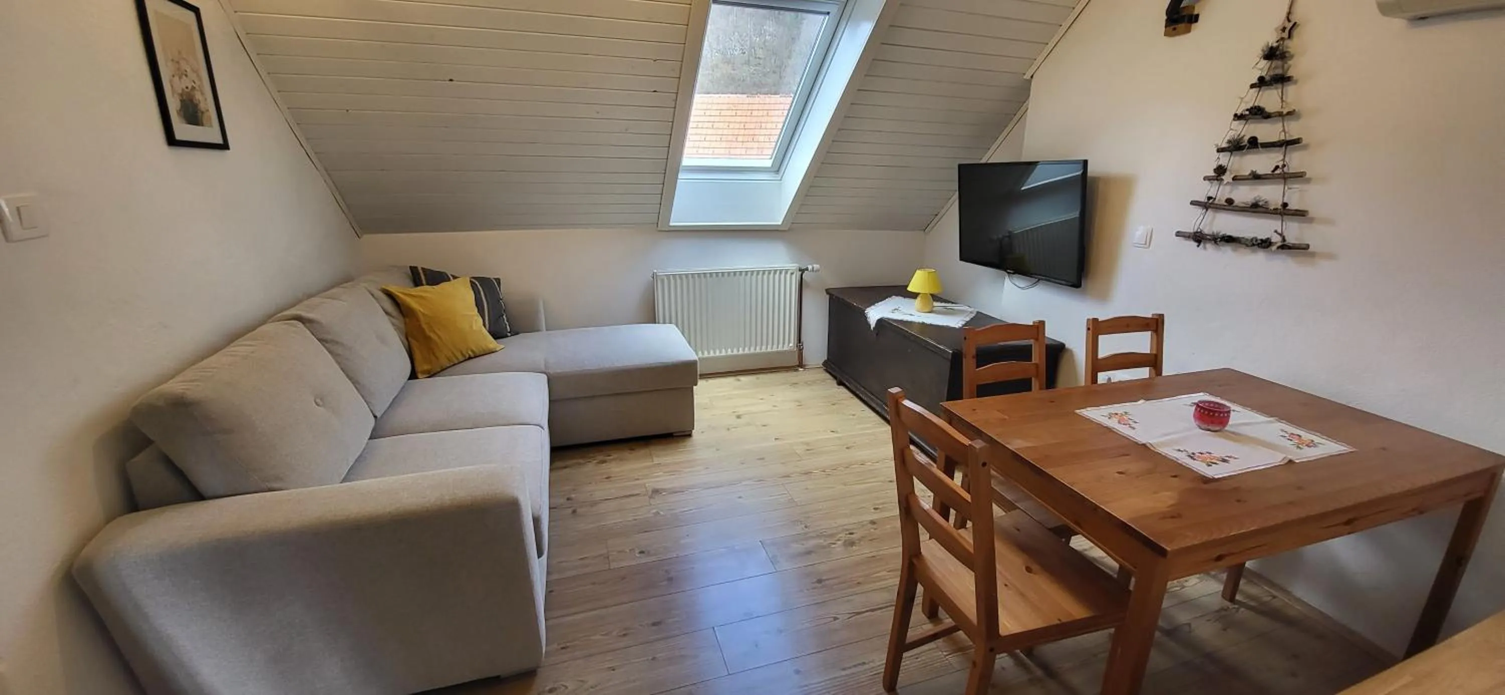 Living room in Apartments & Hostel Bohinj
