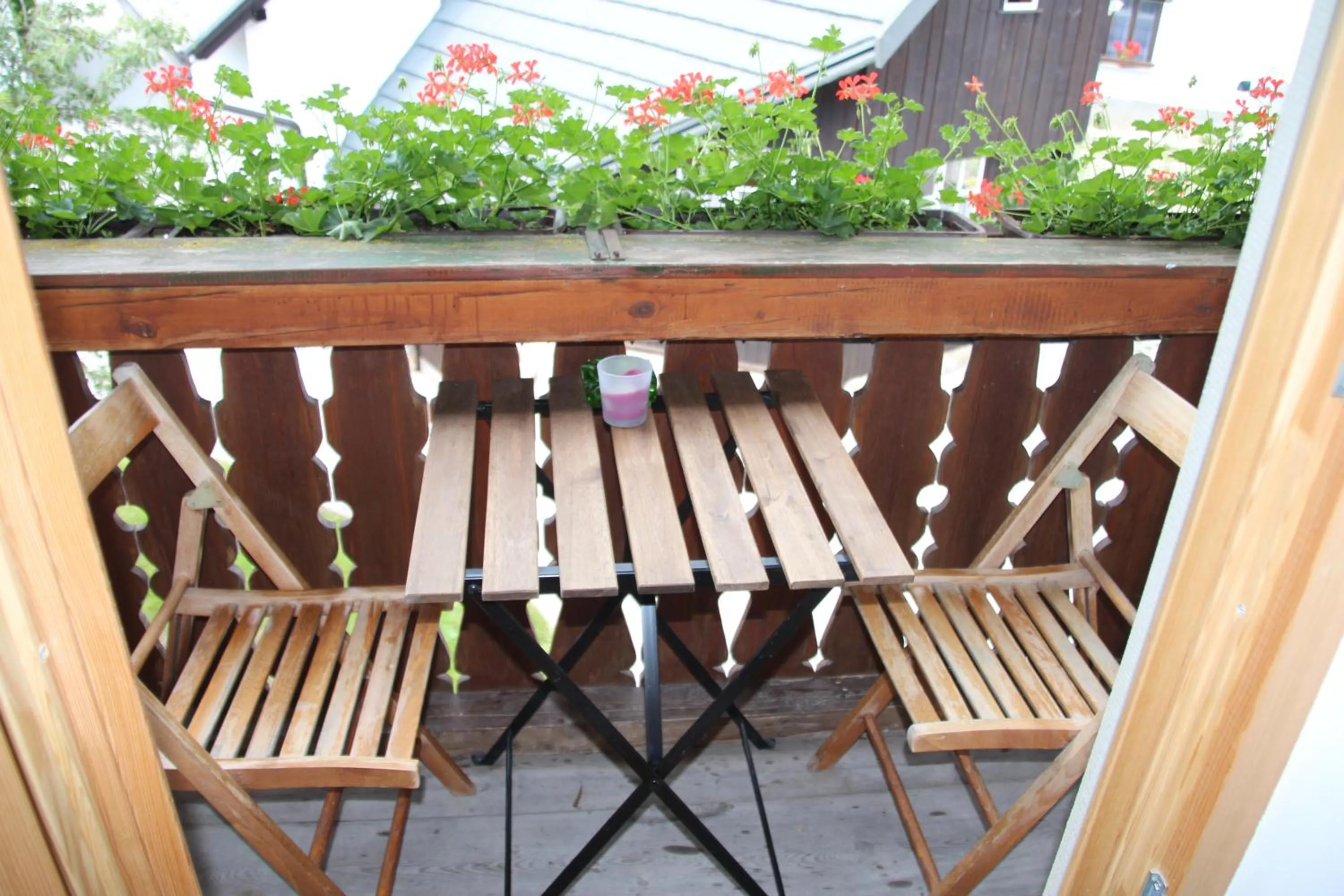 Balcony/Terrace in Apartments & Hostel Bohinj