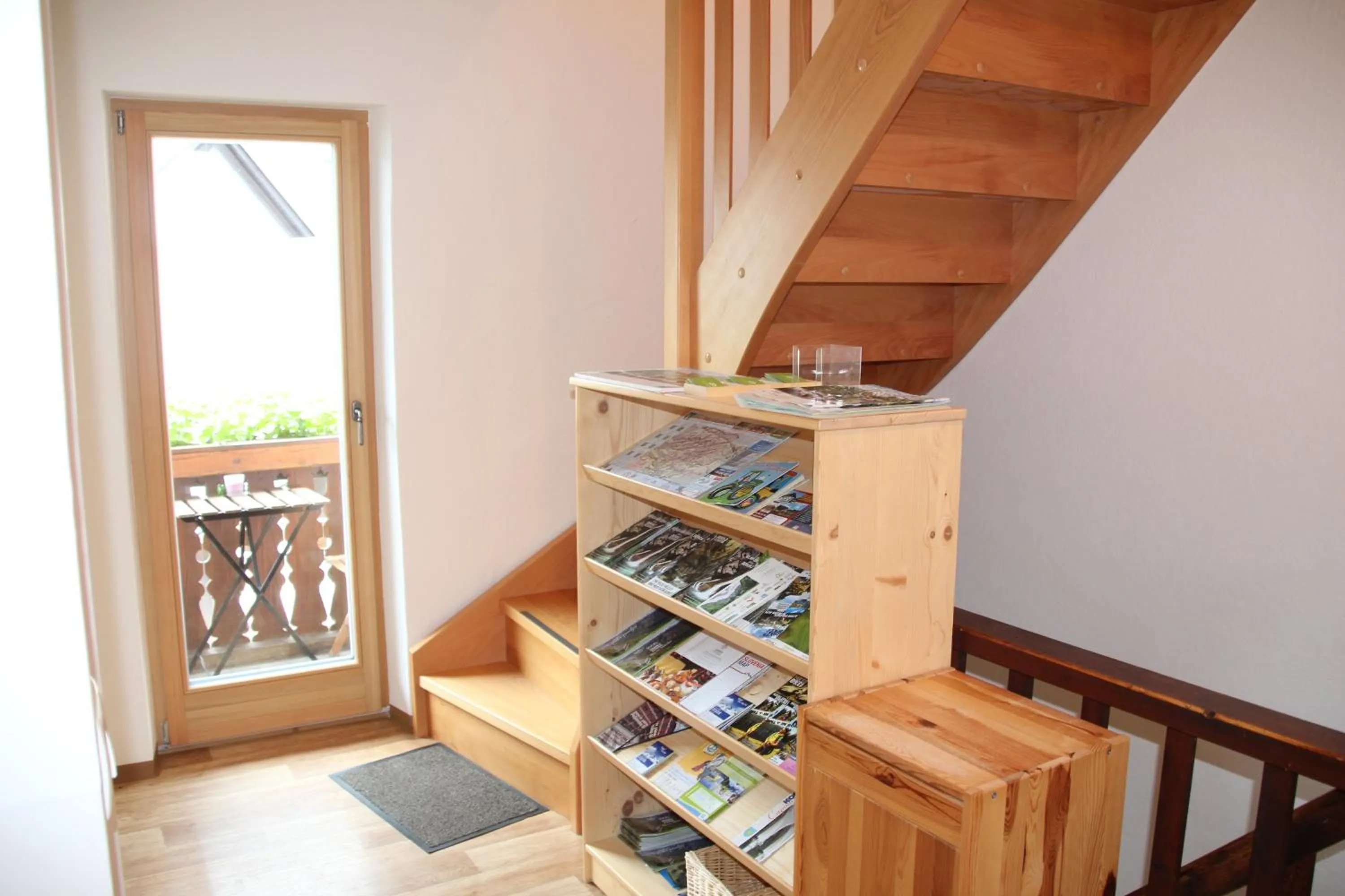 Lobby or reception in Apartments & Hostel Bohinj