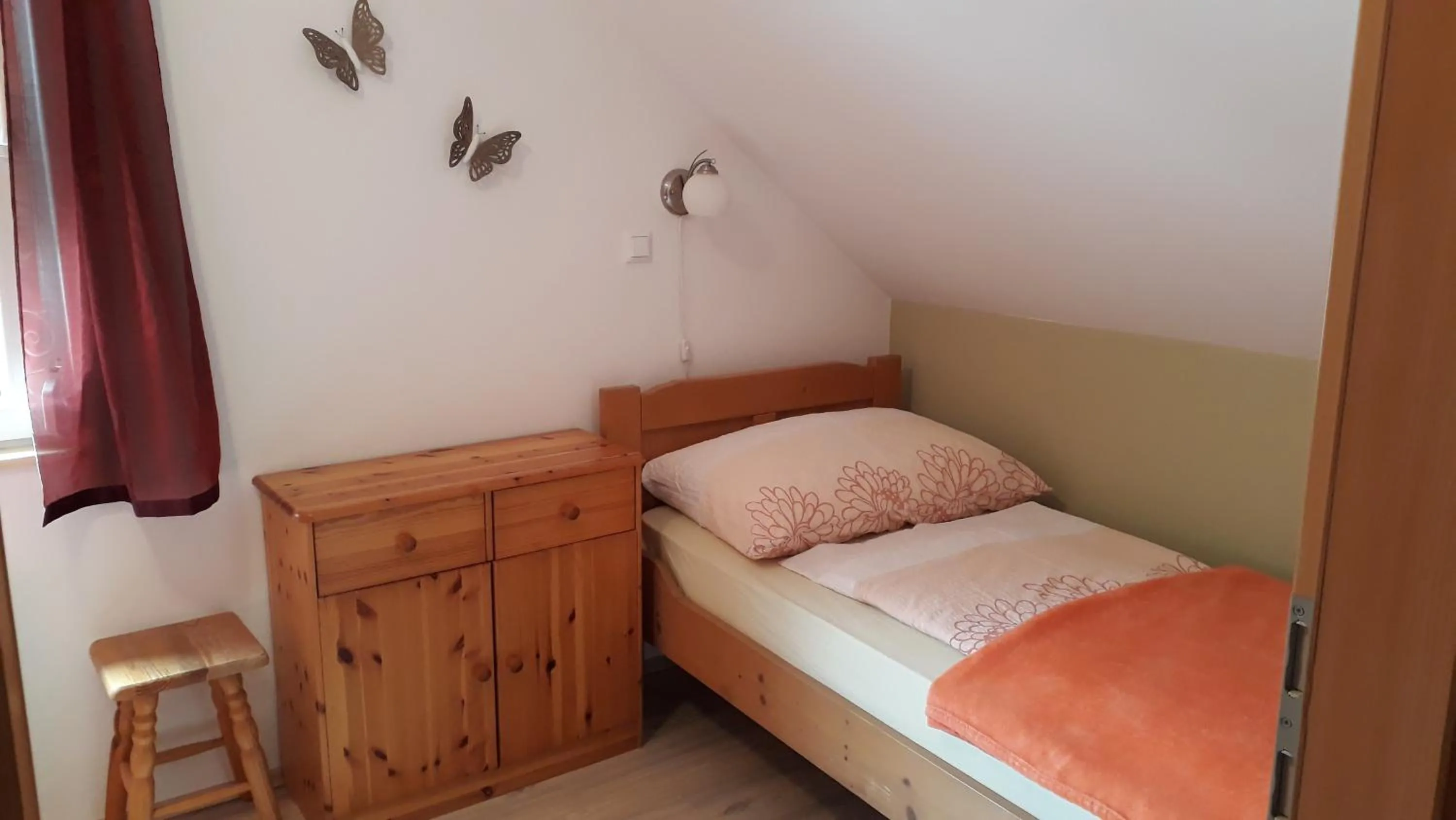 Bedroom, Bed in Apartments & Hostel Bohinj