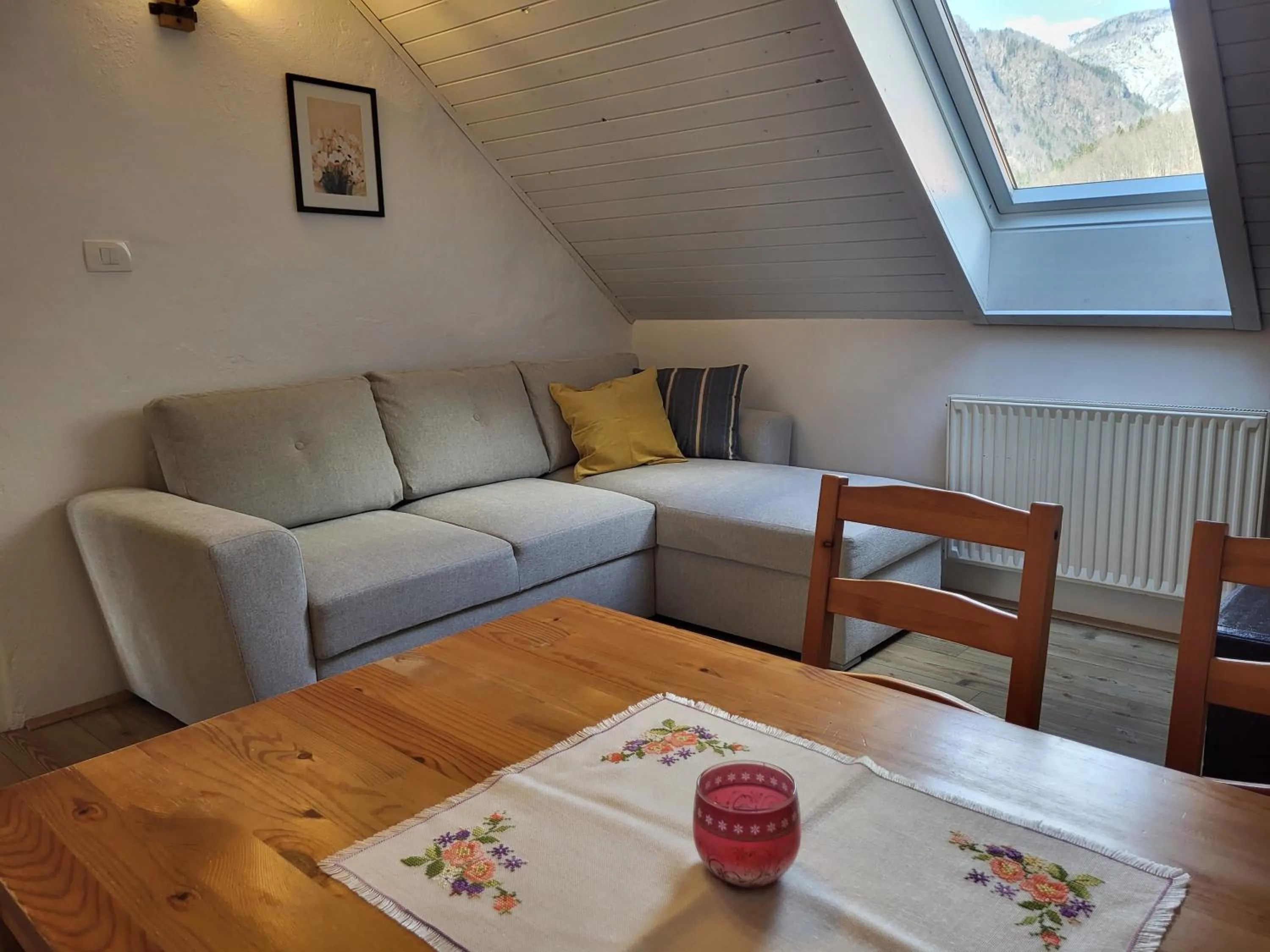 Living room in Apartments & Hostel Bohinj