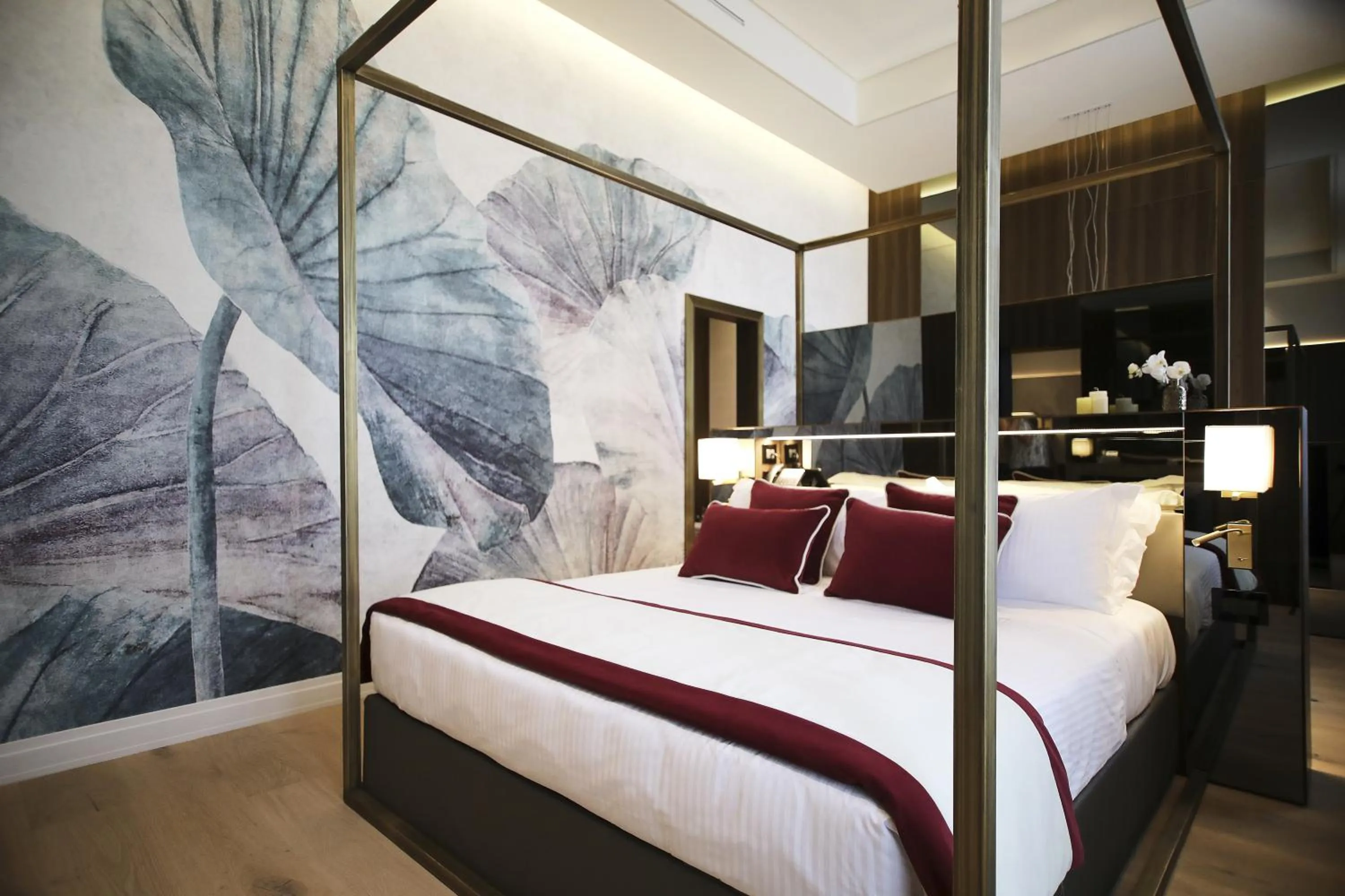 Bed in Messori Suites