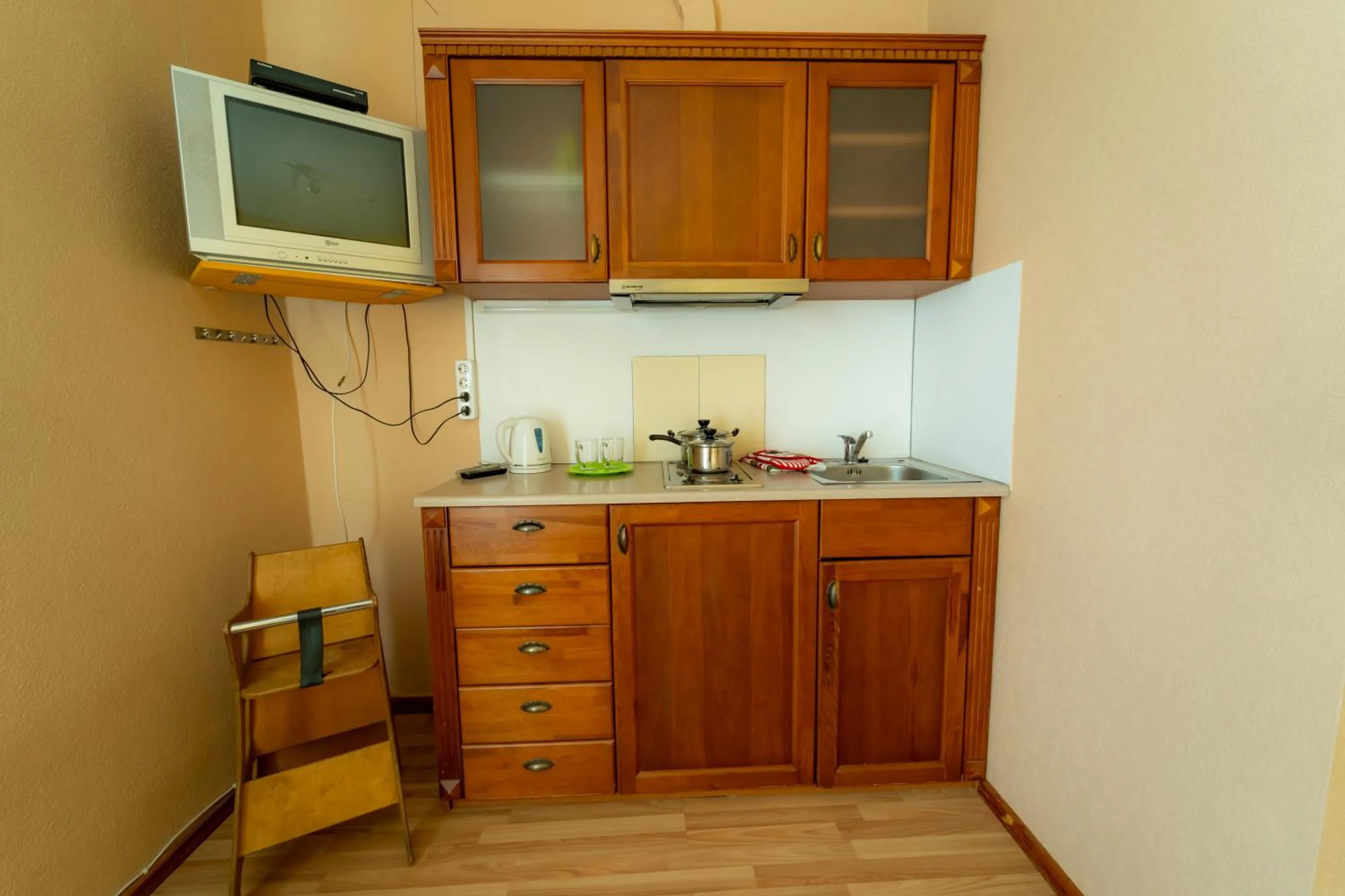 Kitchen or kitchenette in Hotel Mare & Restaurant