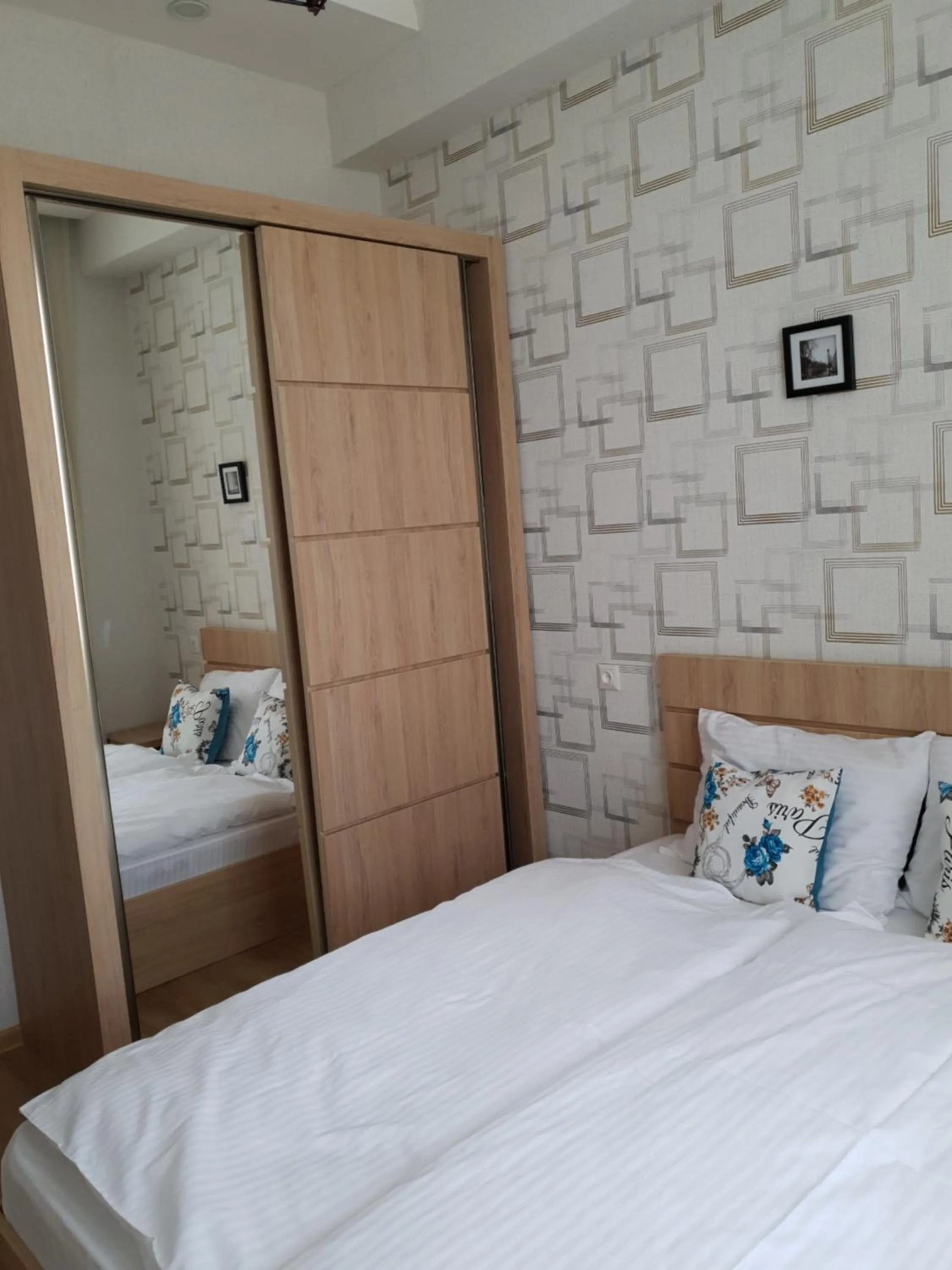 Bed in Vazi Aparthotel