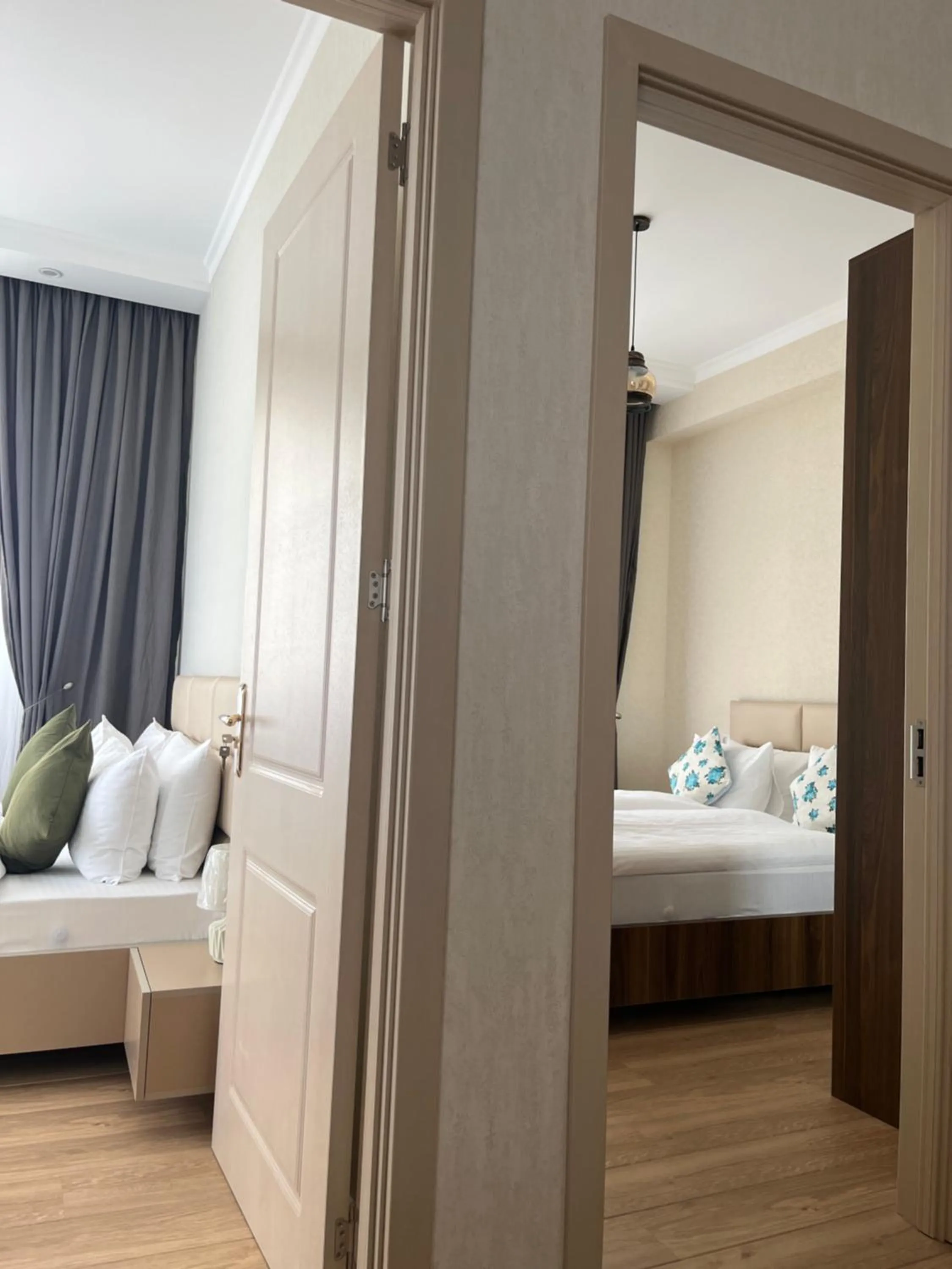 Bed in Vazi Aparthotel