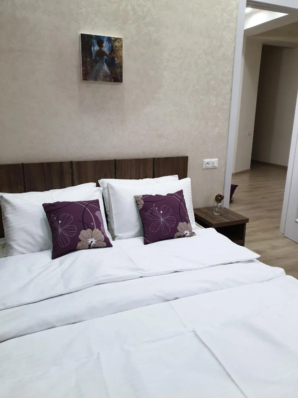 Bed in Vazi Aparthotel