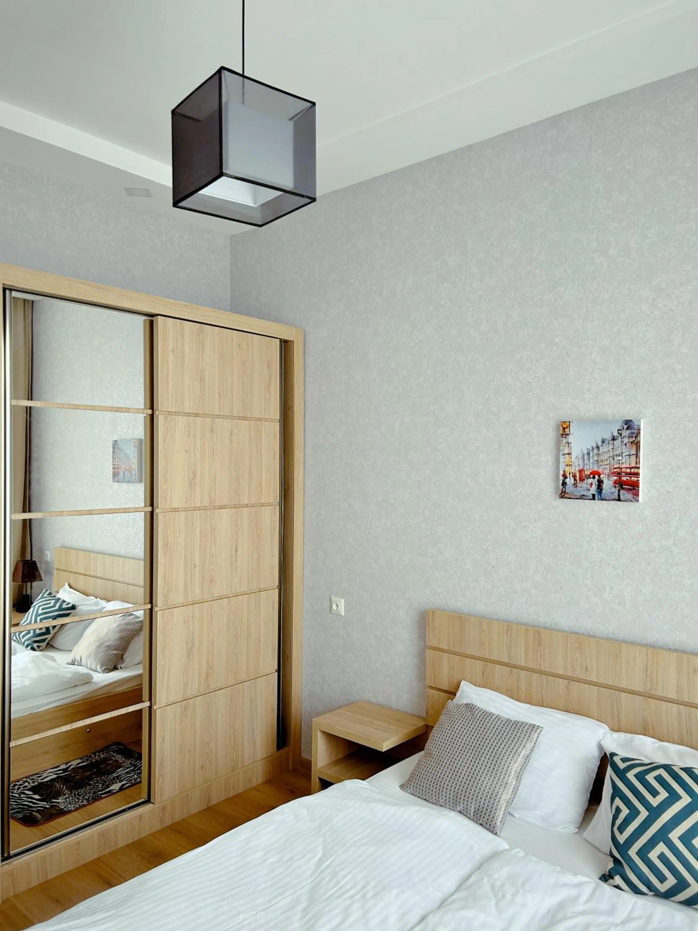 Bed in Vazi Aparthotel