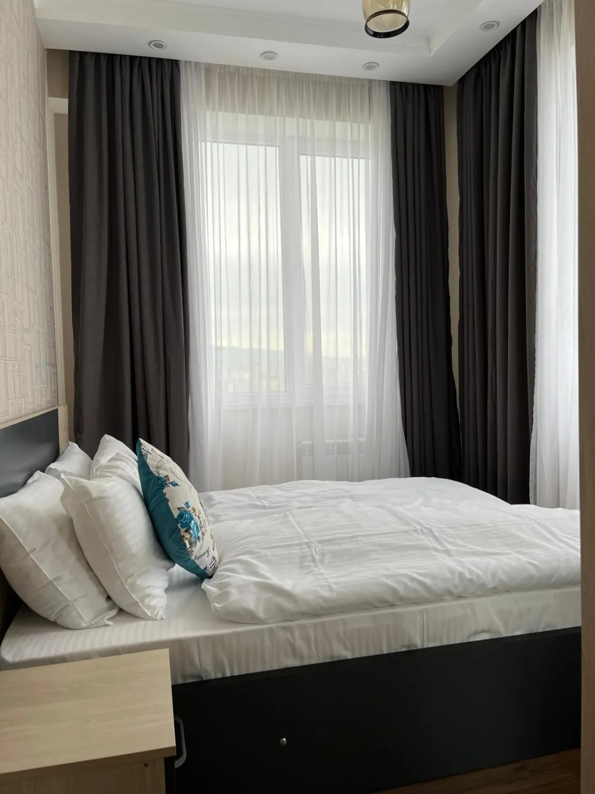 Bed in Vazi Aparthotel