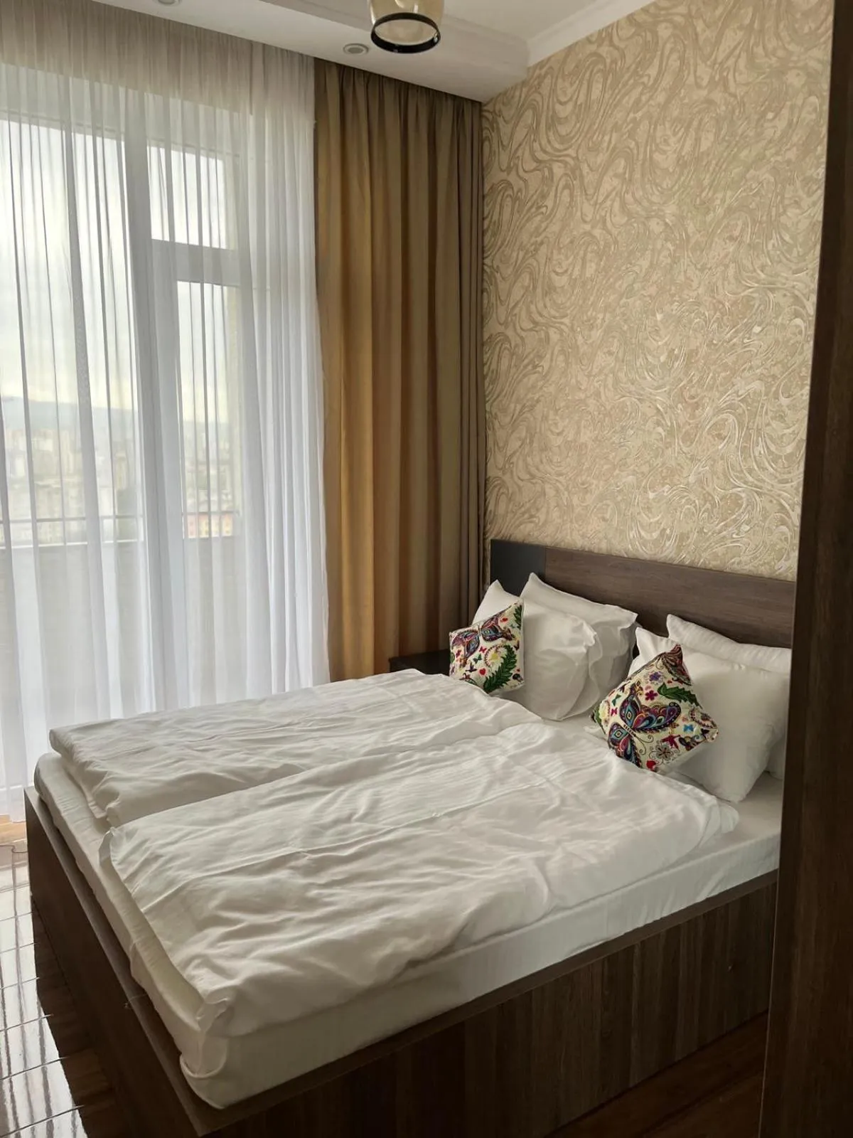 Bed in Vazi Aparthotel