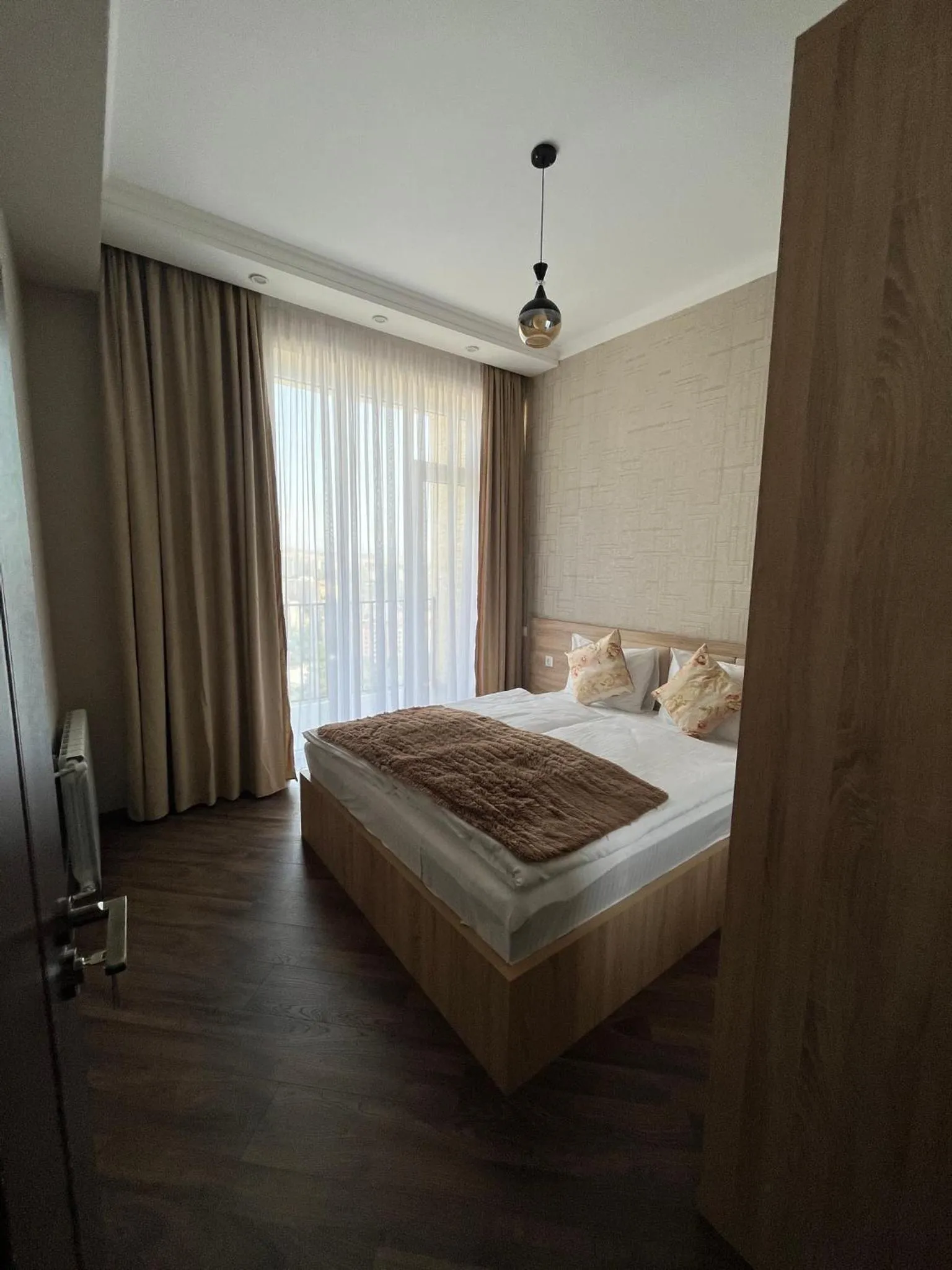 Bed in Vazi Aparthotel