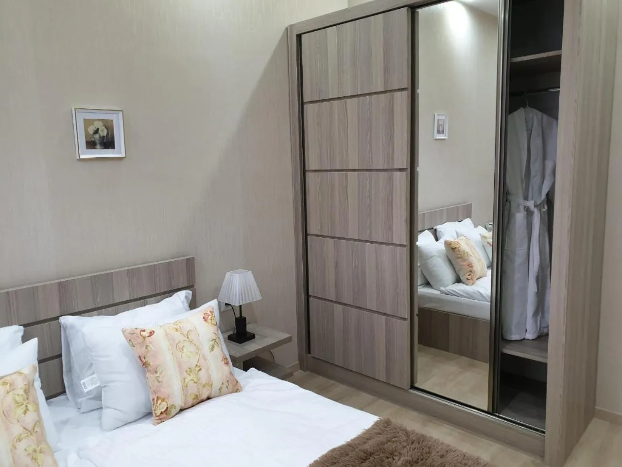 Bed in Vazi Aparthotel