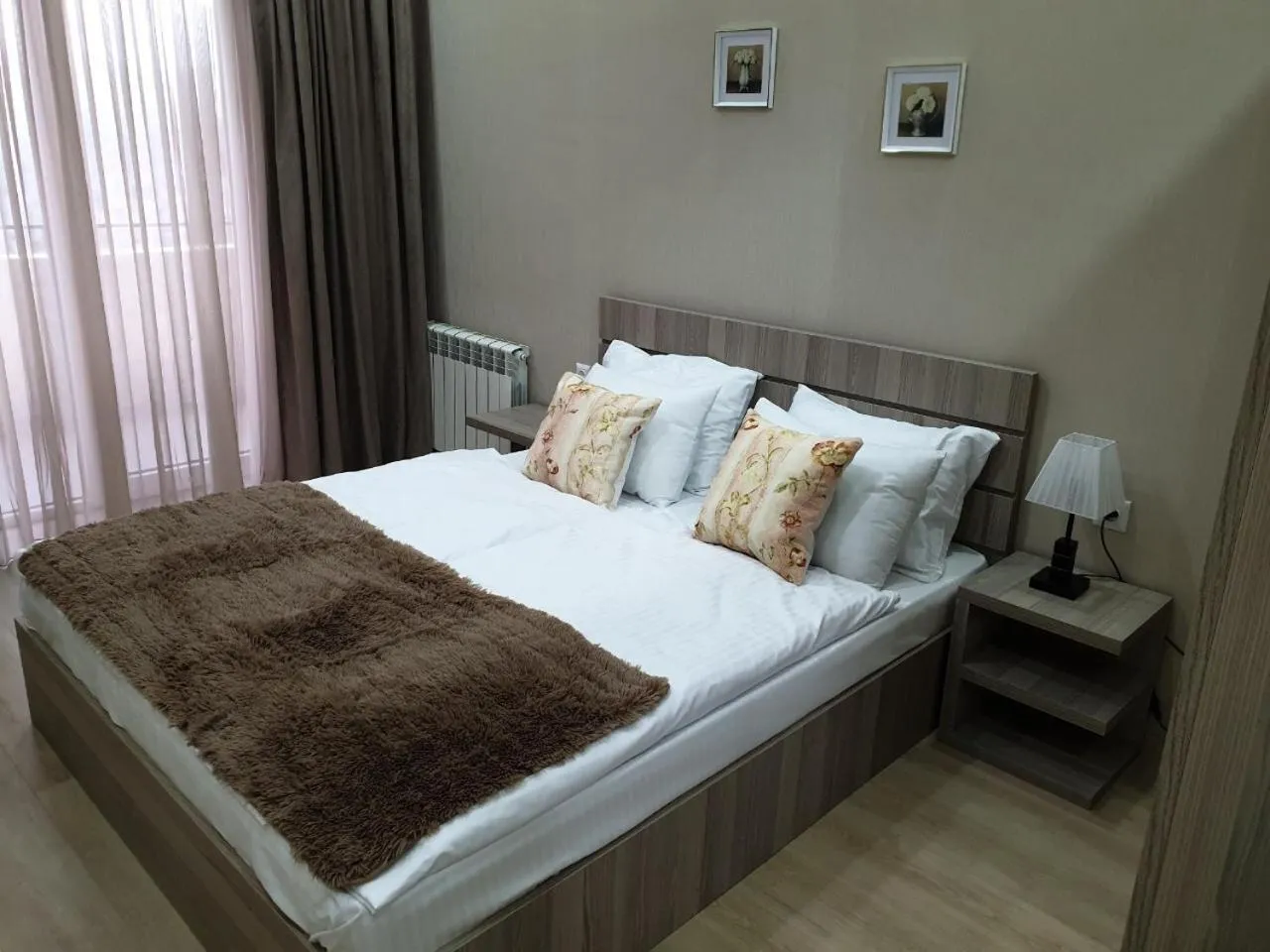 Bed in Vazi Aparthotel