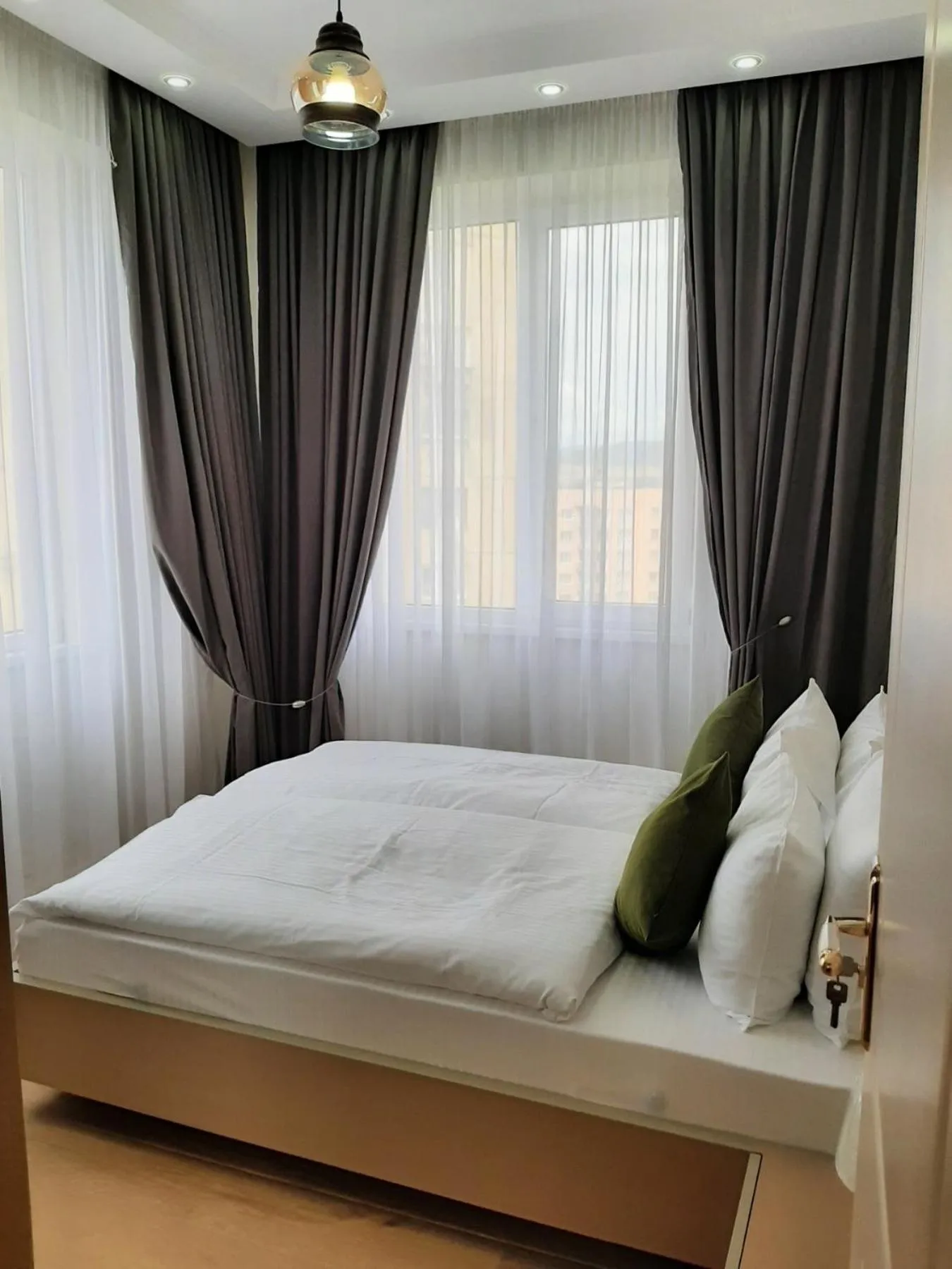 Bed in Vazi Aparthotel