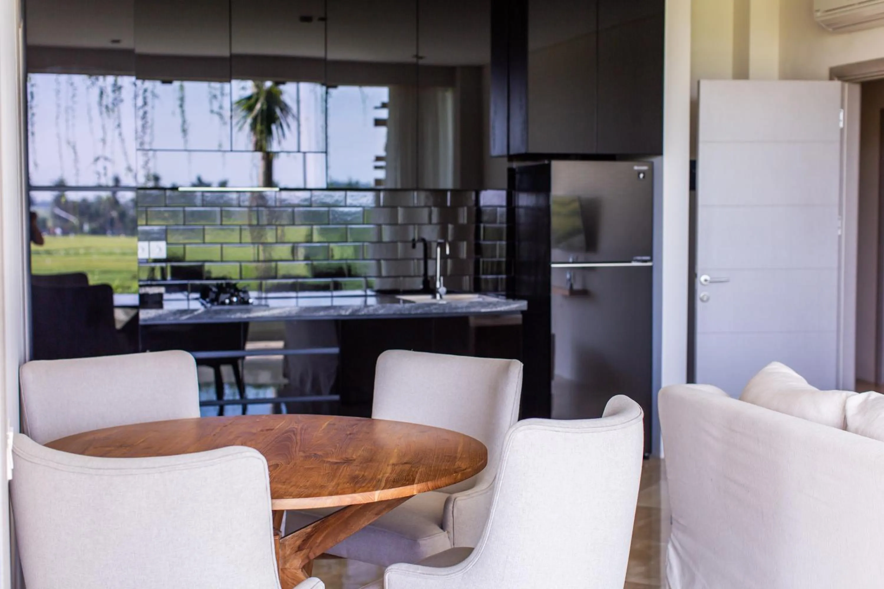 Living room in The Double View Mansions Bali