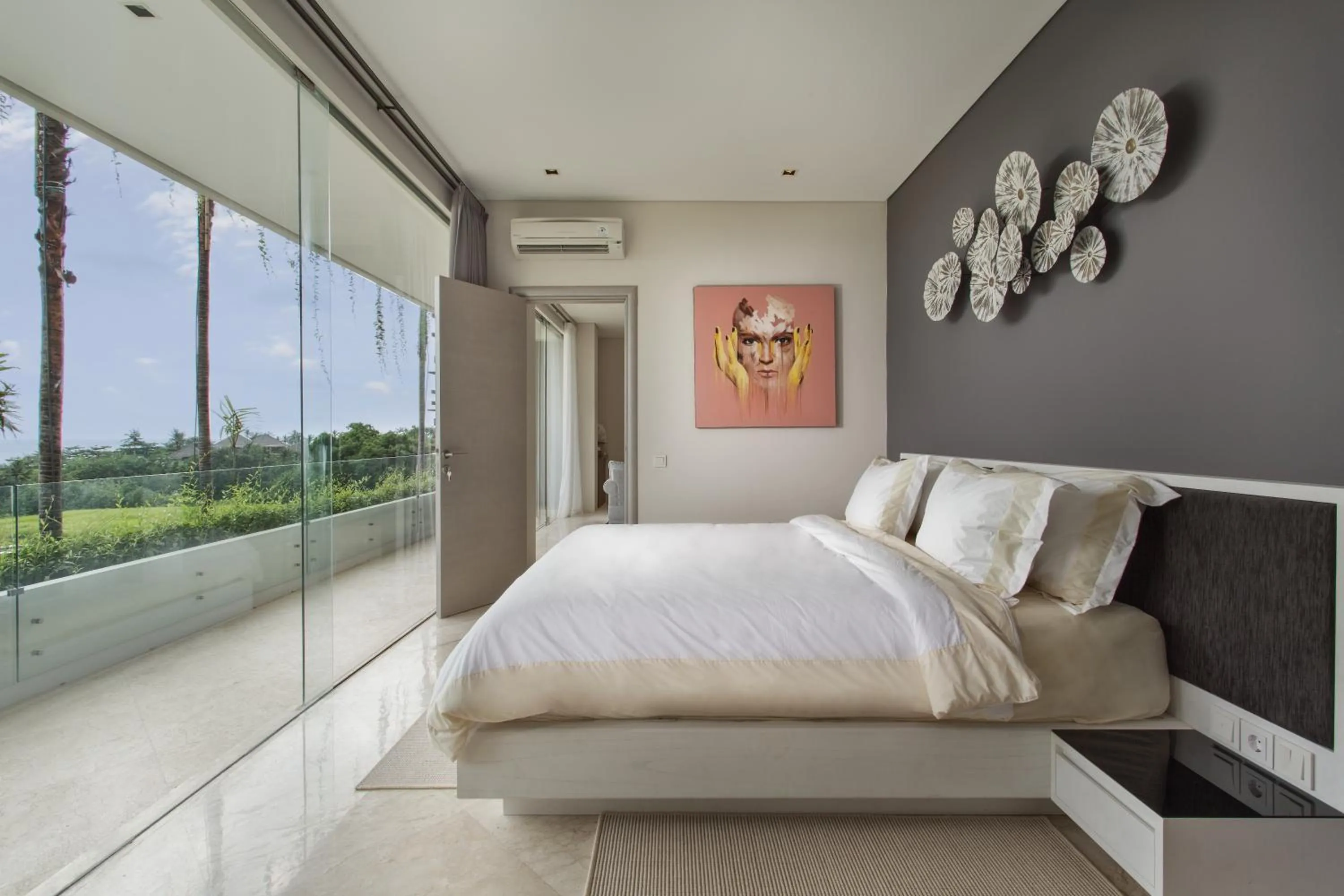 Bedroom in The Double View Mansions Bali