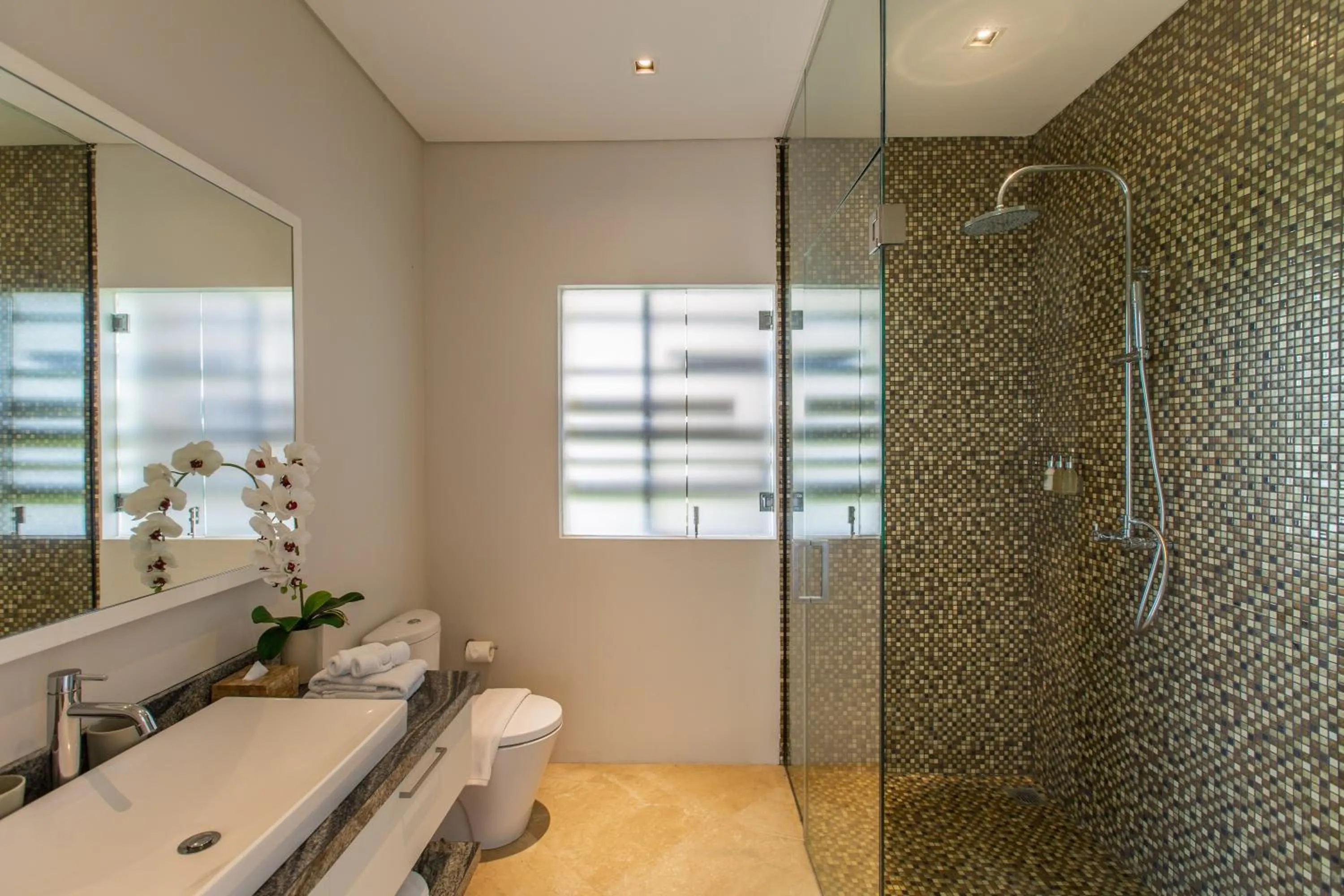 Bathroom in The Double View Mansions Bali
