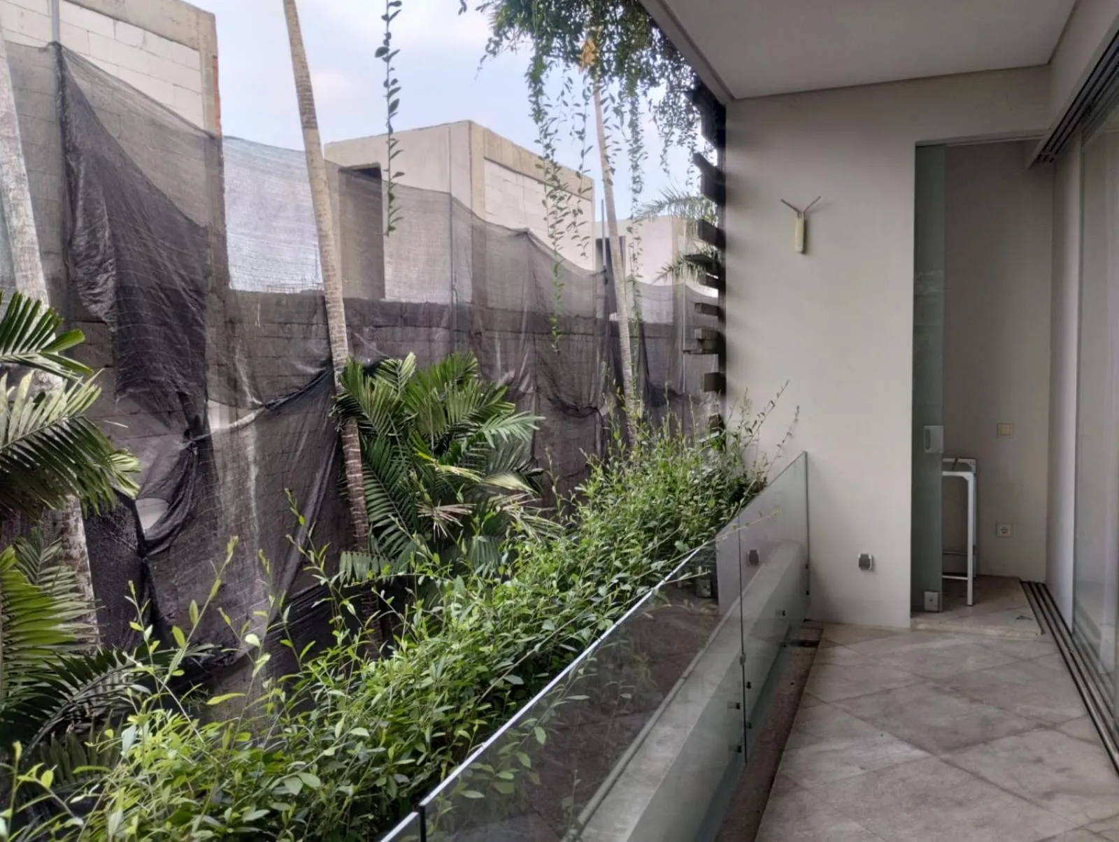 Balcony/Terrace in The Double View Mansions Bali