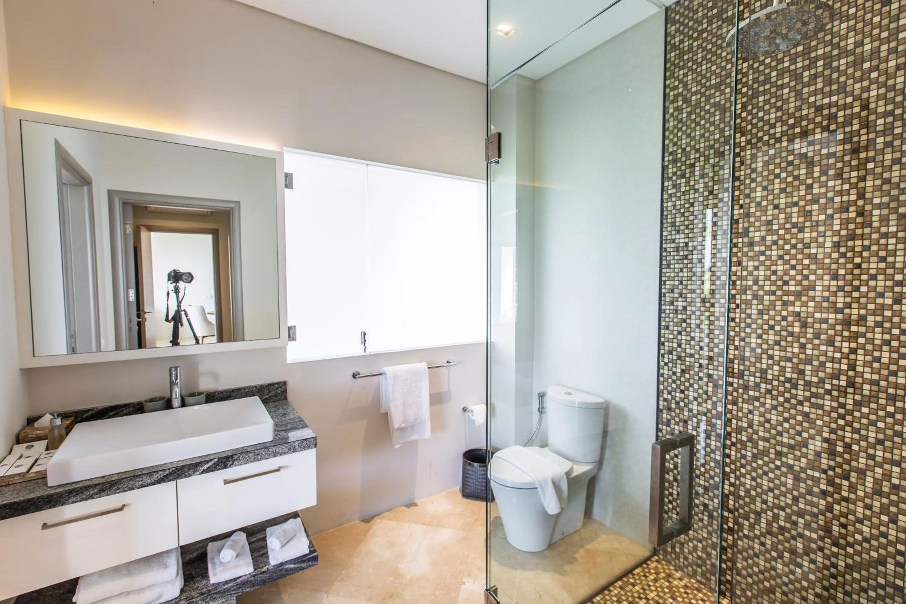 Bathroom in The Double View Mansions Bali