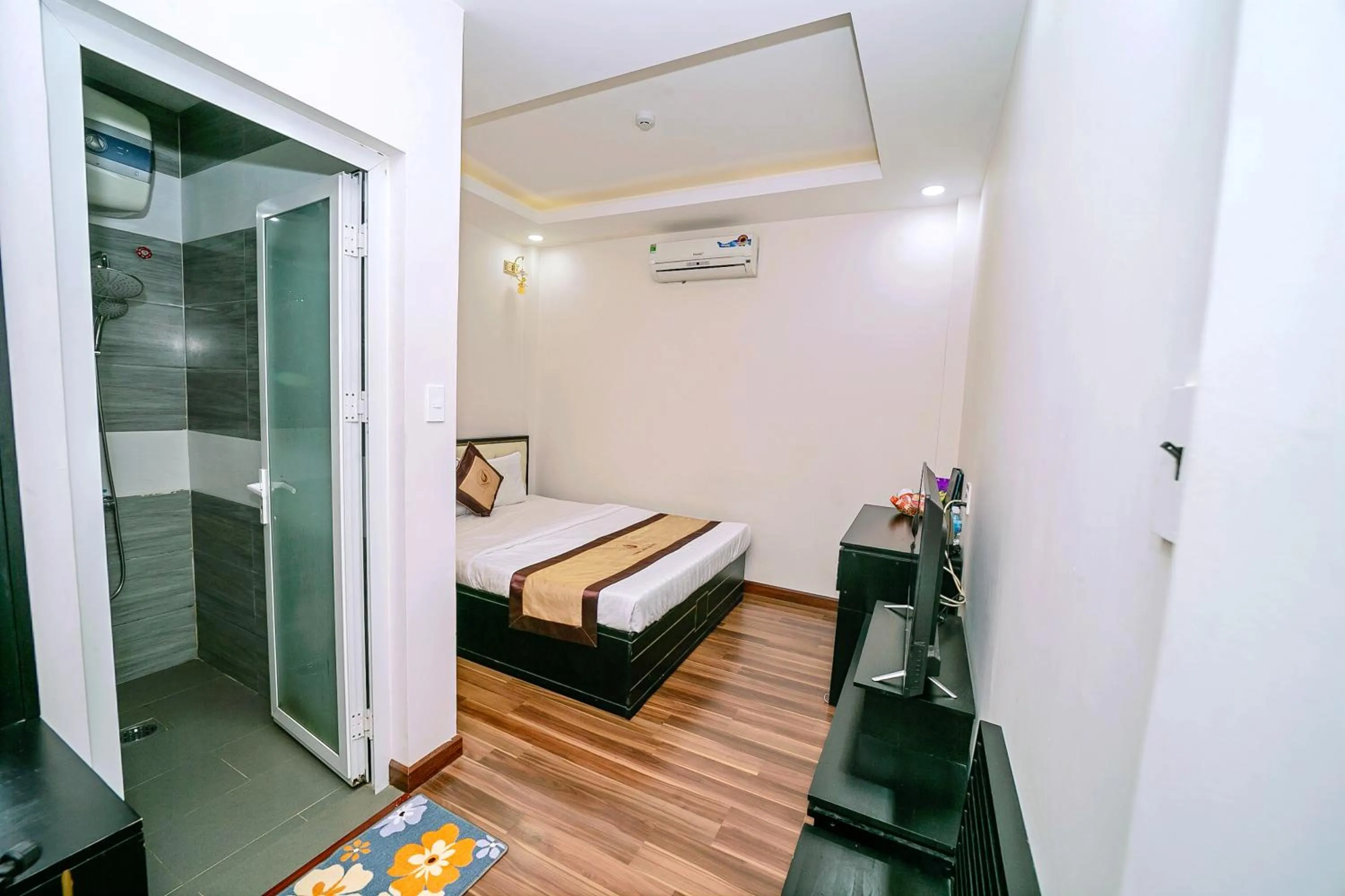 Bed in Khách sạn Vĩnh Hội