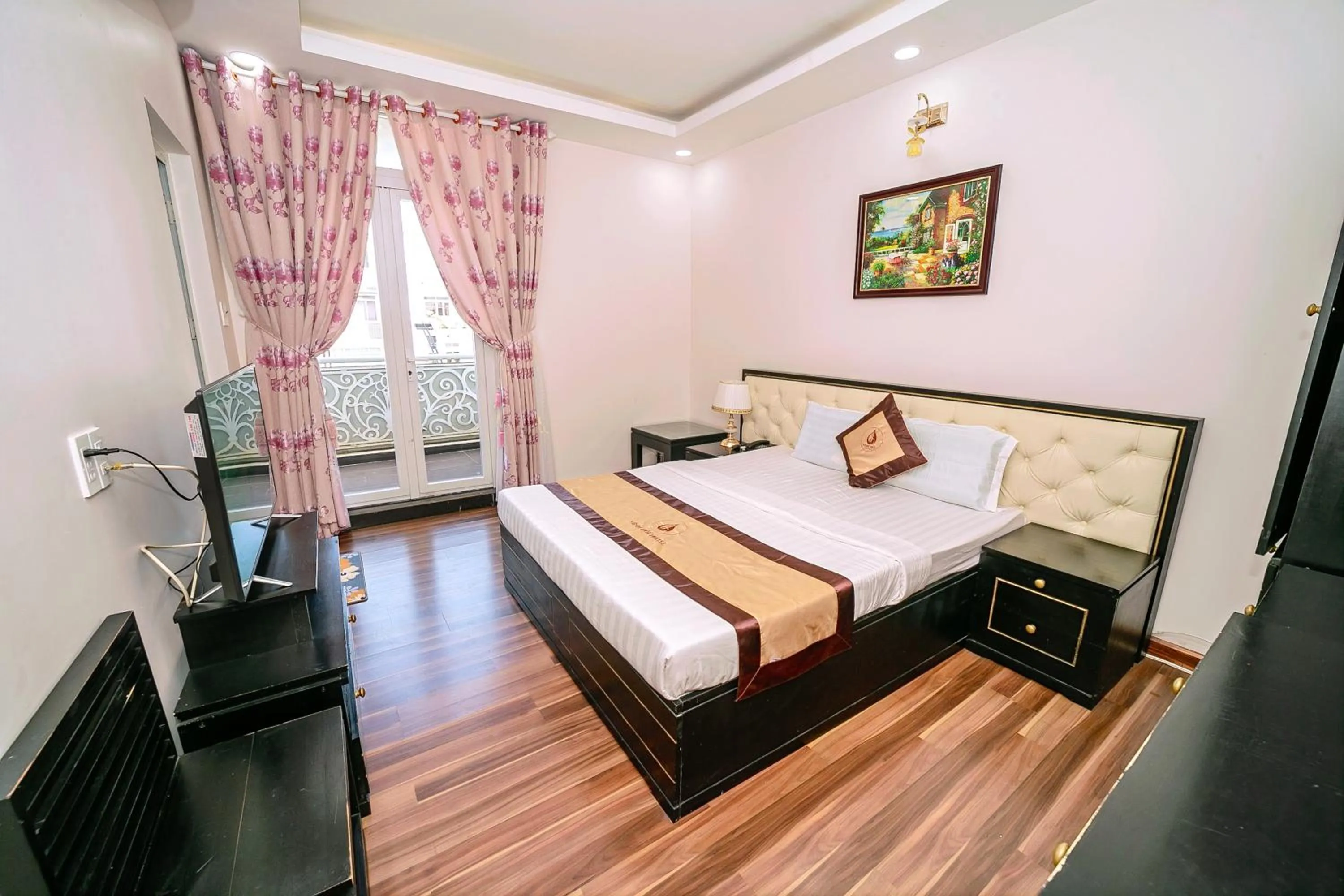 Bed in Khách sạn Vĩnh Hội