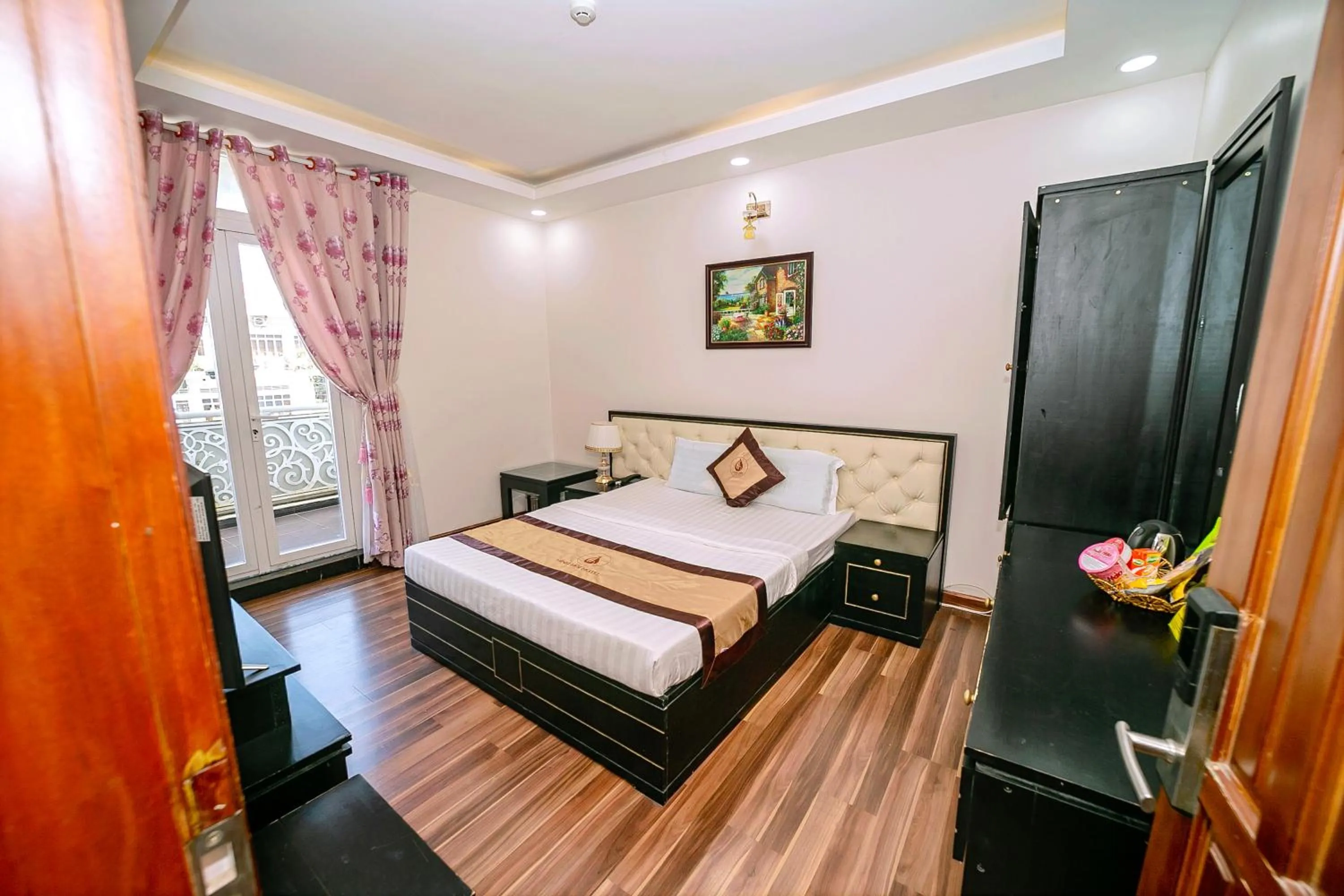 Bed in Khách sạn Vĩnh Hội