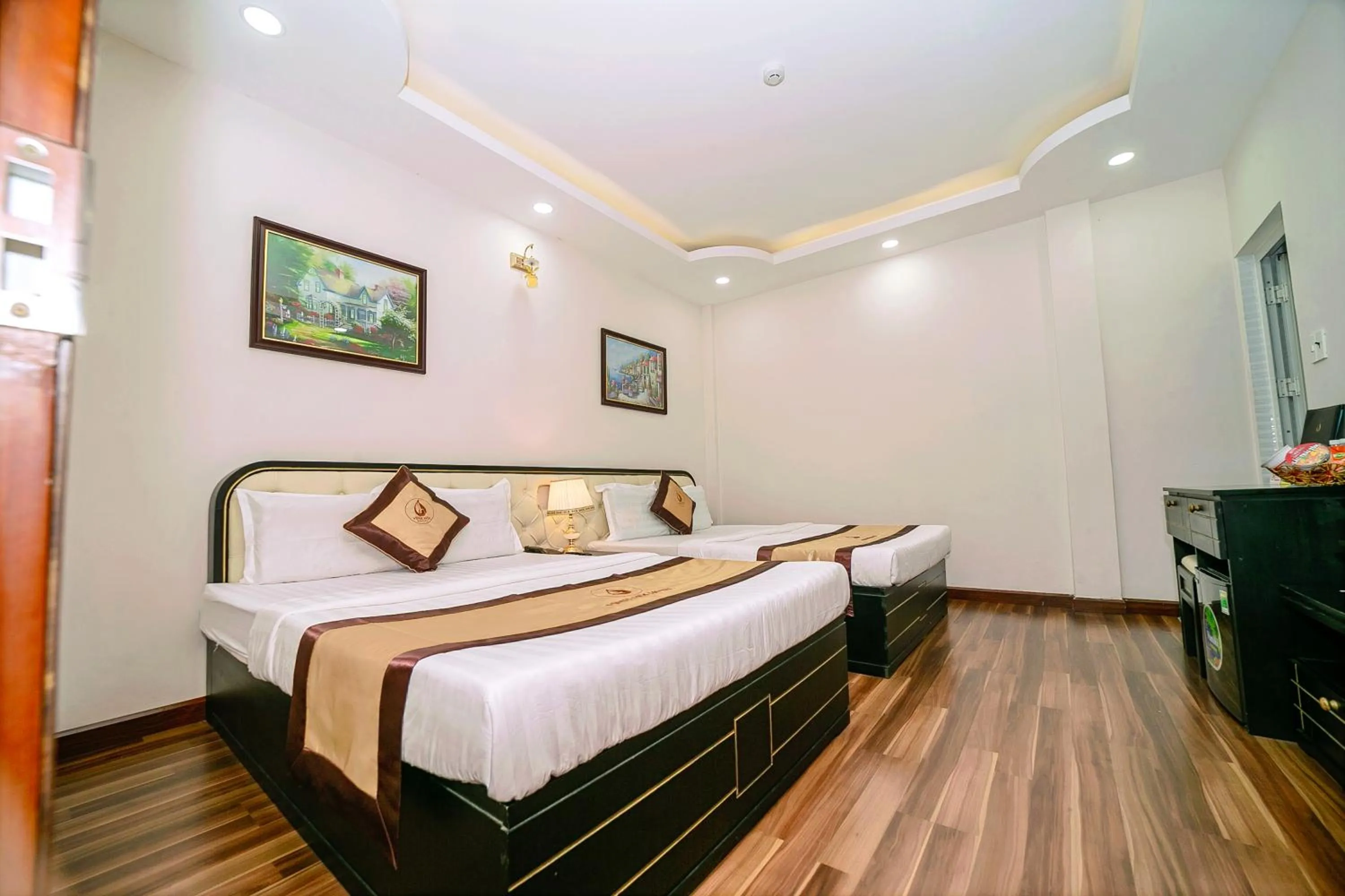 Bed in Khách sạn Vĩnh Hội