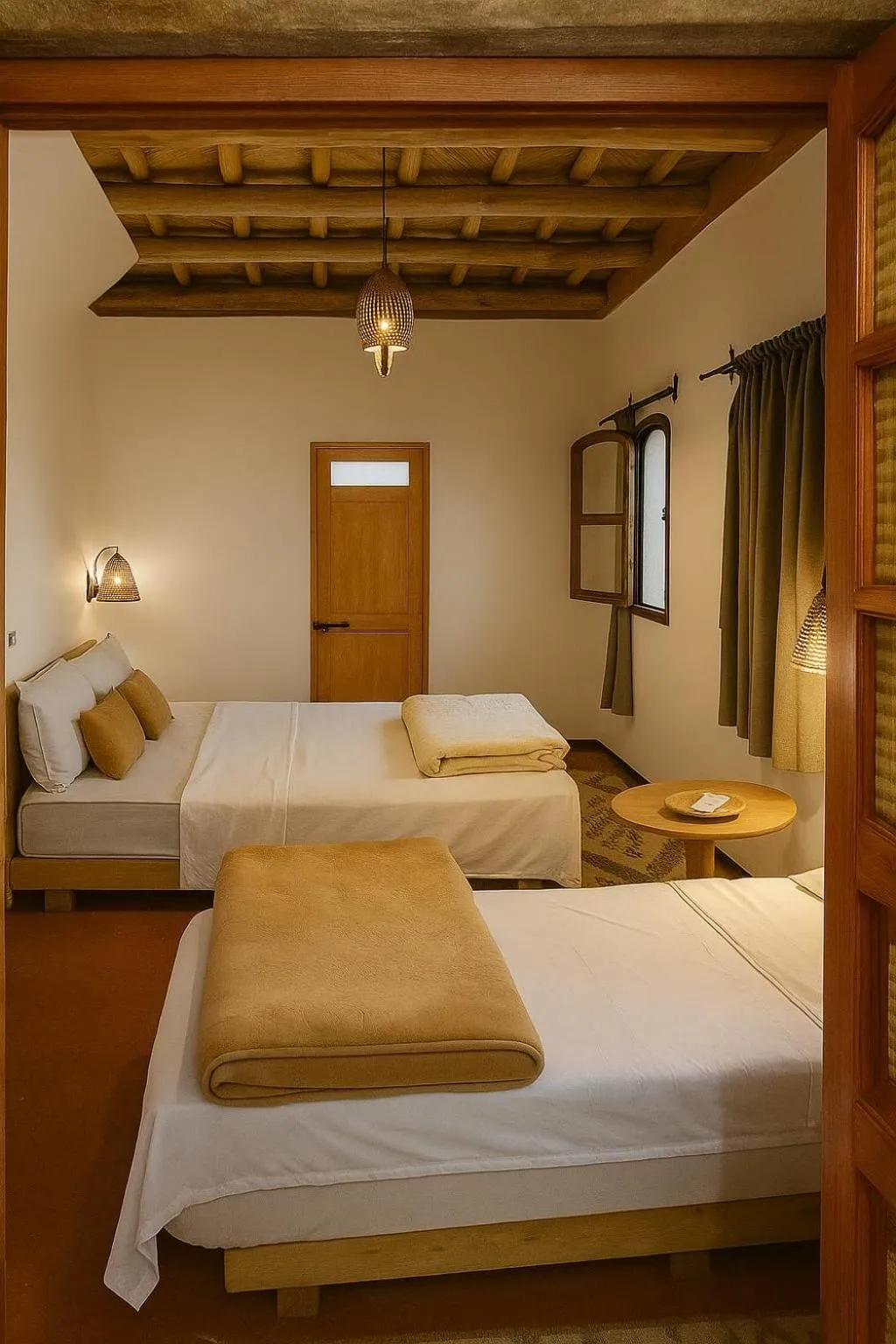 Bed in Riad pizzeria Marhaba