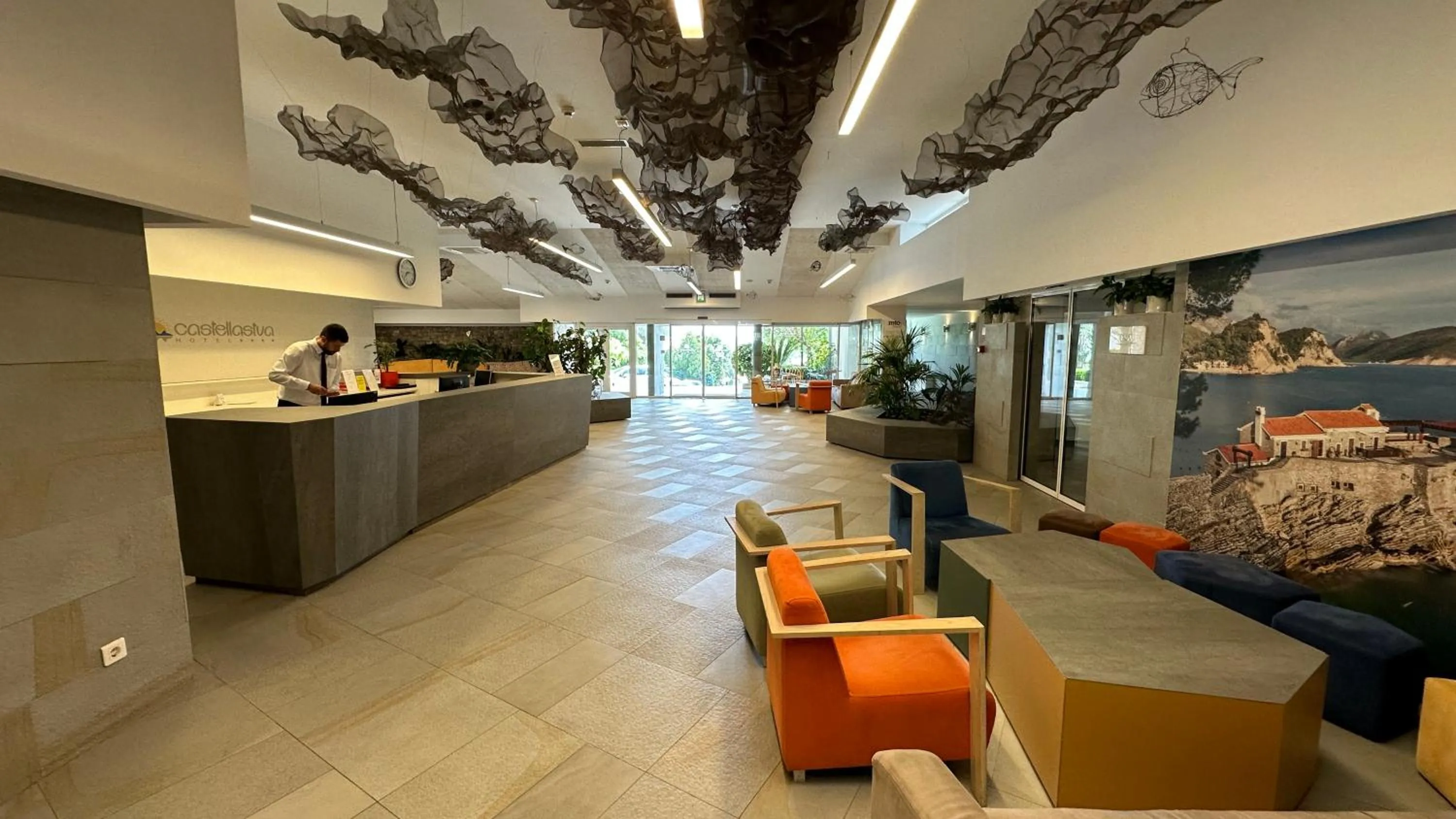 Lobby or reception in Hotel Castellastva