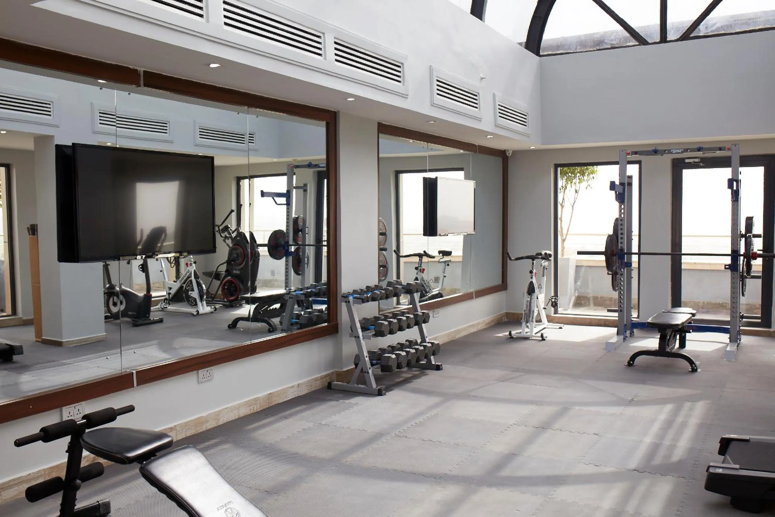 Fitness centre/facilities in Belanova Apartments and Suites