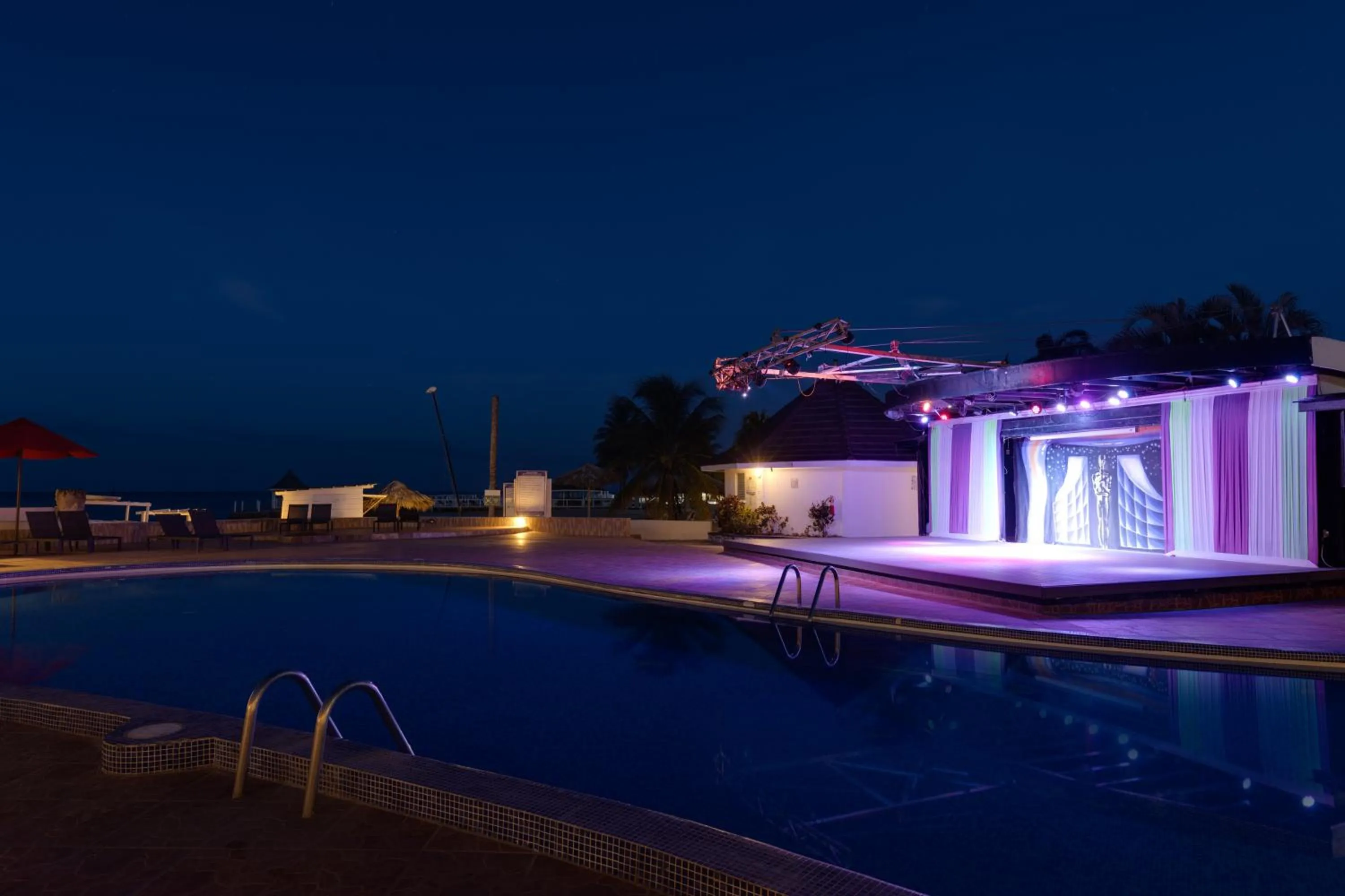 Evening entertainment in Grand Muthu Runaway Bay Club Caribbean