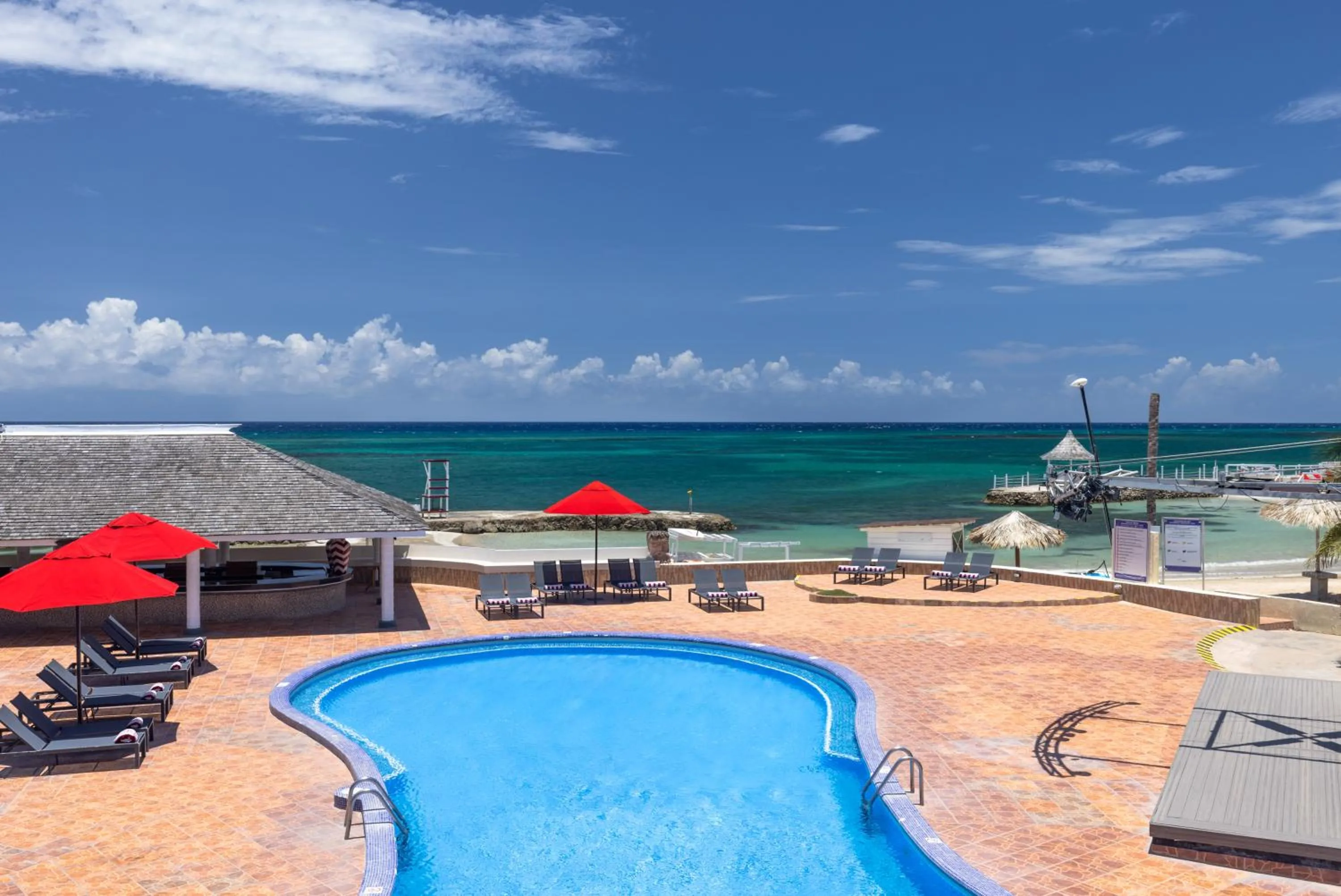 Sea view in Grand Muthu Runaway Bay Club Caribbean