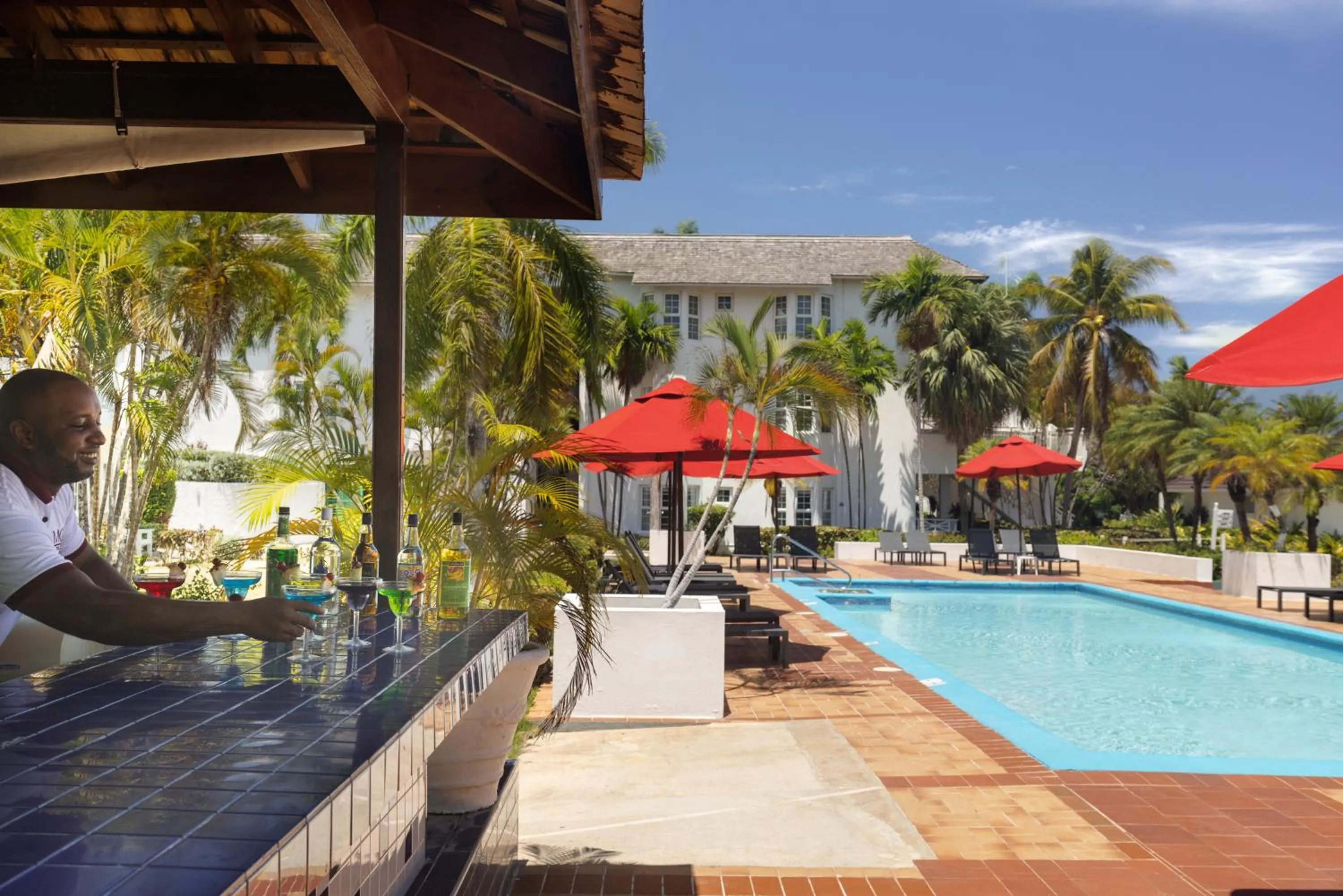 Lounge or bar in Grand Muthu Runaway Bay Club Caribbean